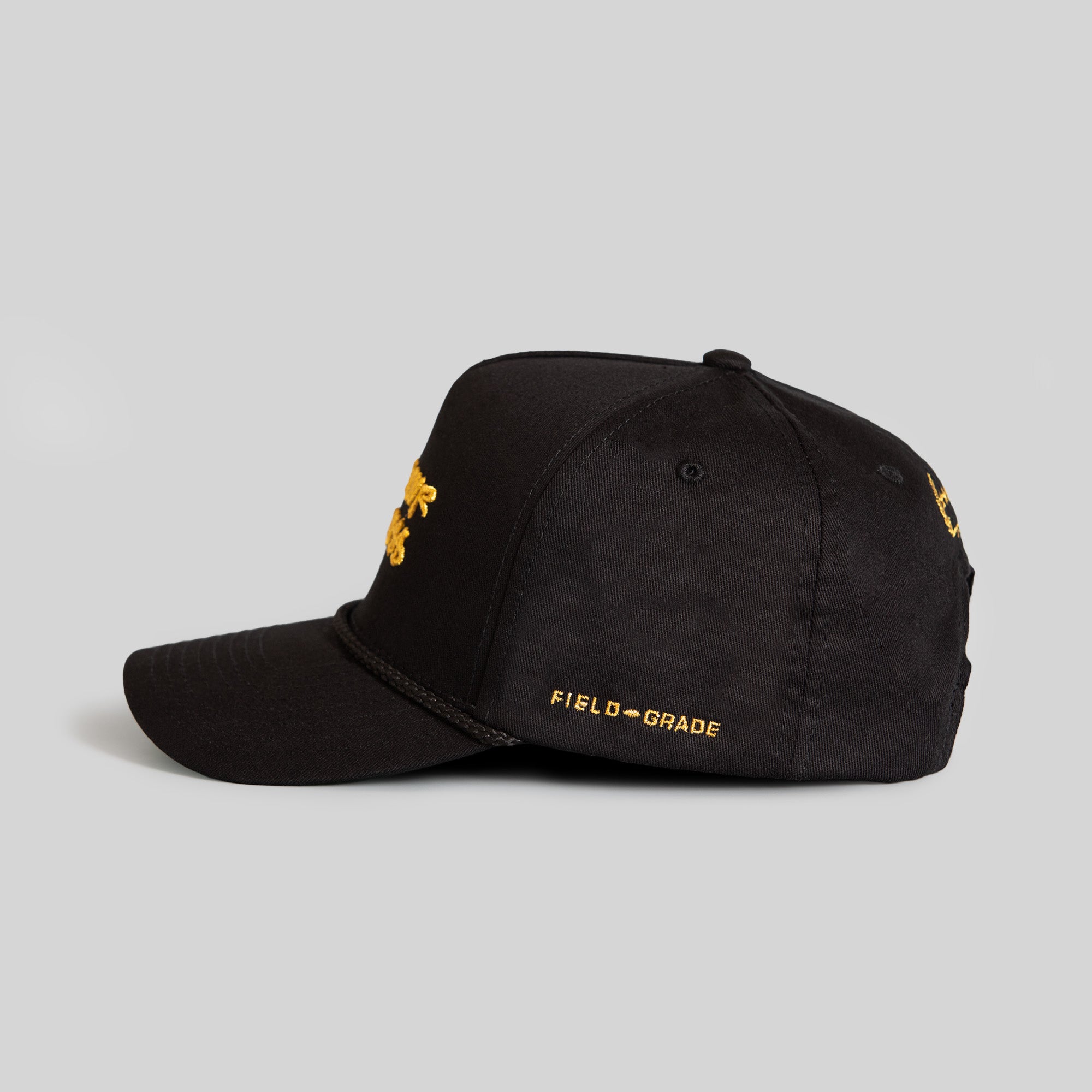 MIND YOUR BUSINESS BLACK TWILL TRUCKER