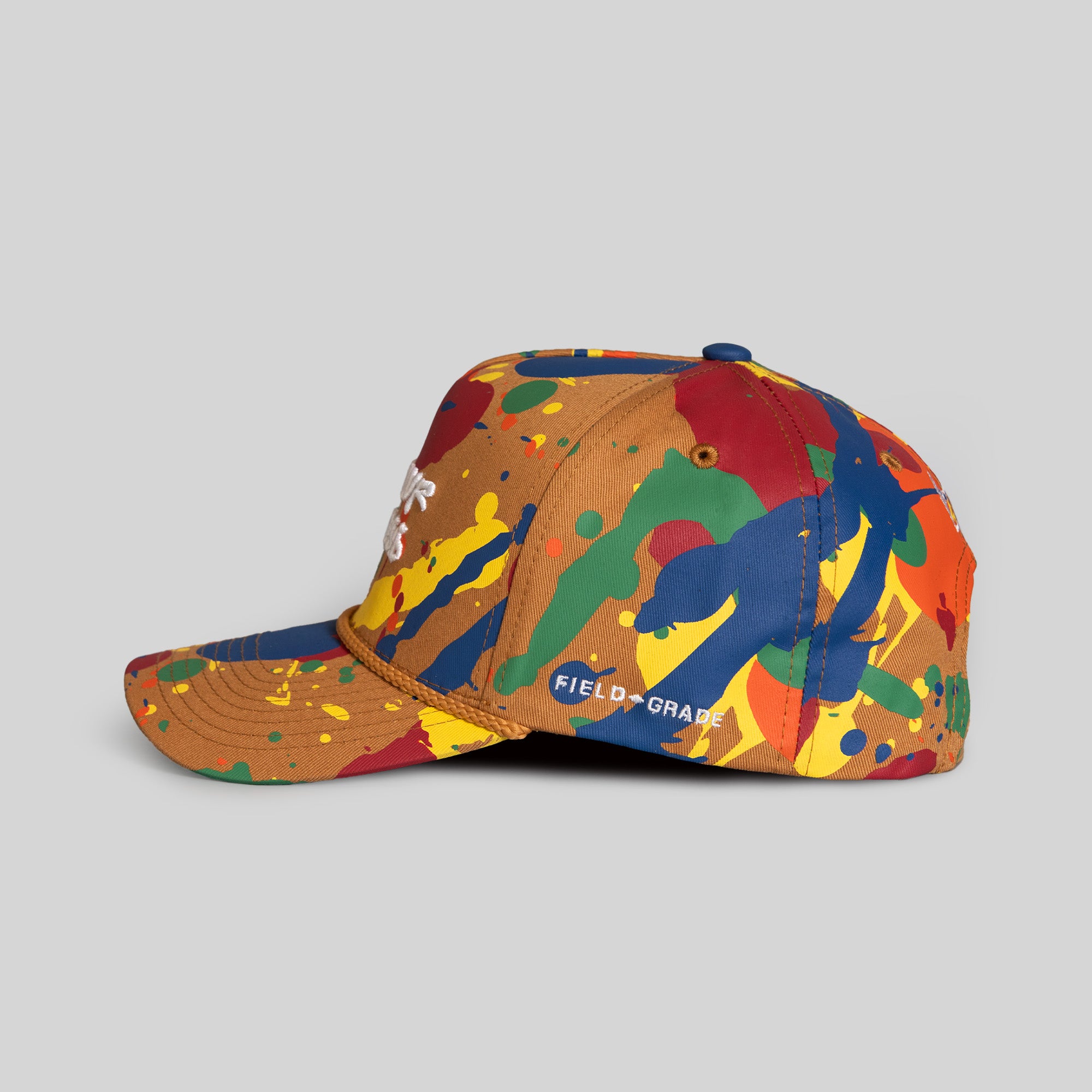 MIND YOUR BUSINESS PRIMARY SPLATTER TWILL TRUCKER