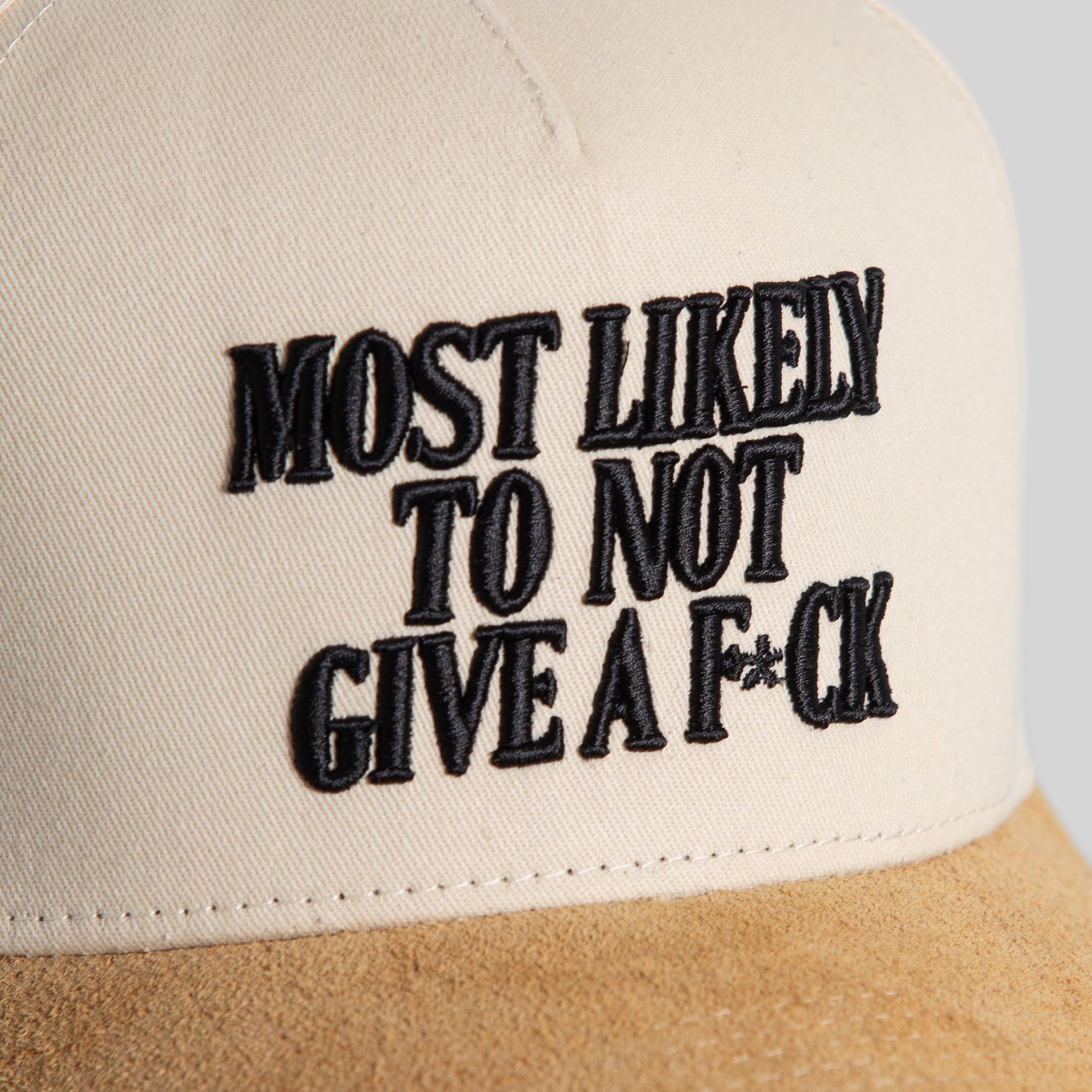 MOST LIKELY SAND WHEAT TWILL SUEDE TRUCKER