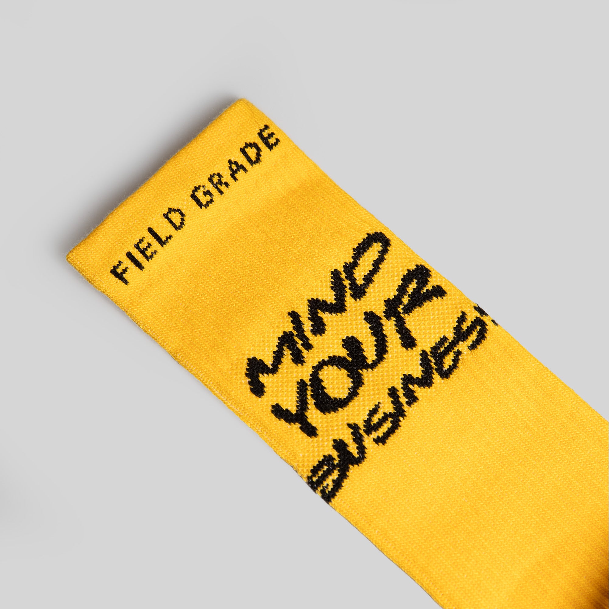 MIND YOUR BUSINESS GREEN/ROYAL/YELLOW CUSHIONED CREW SOCK 3 PACK