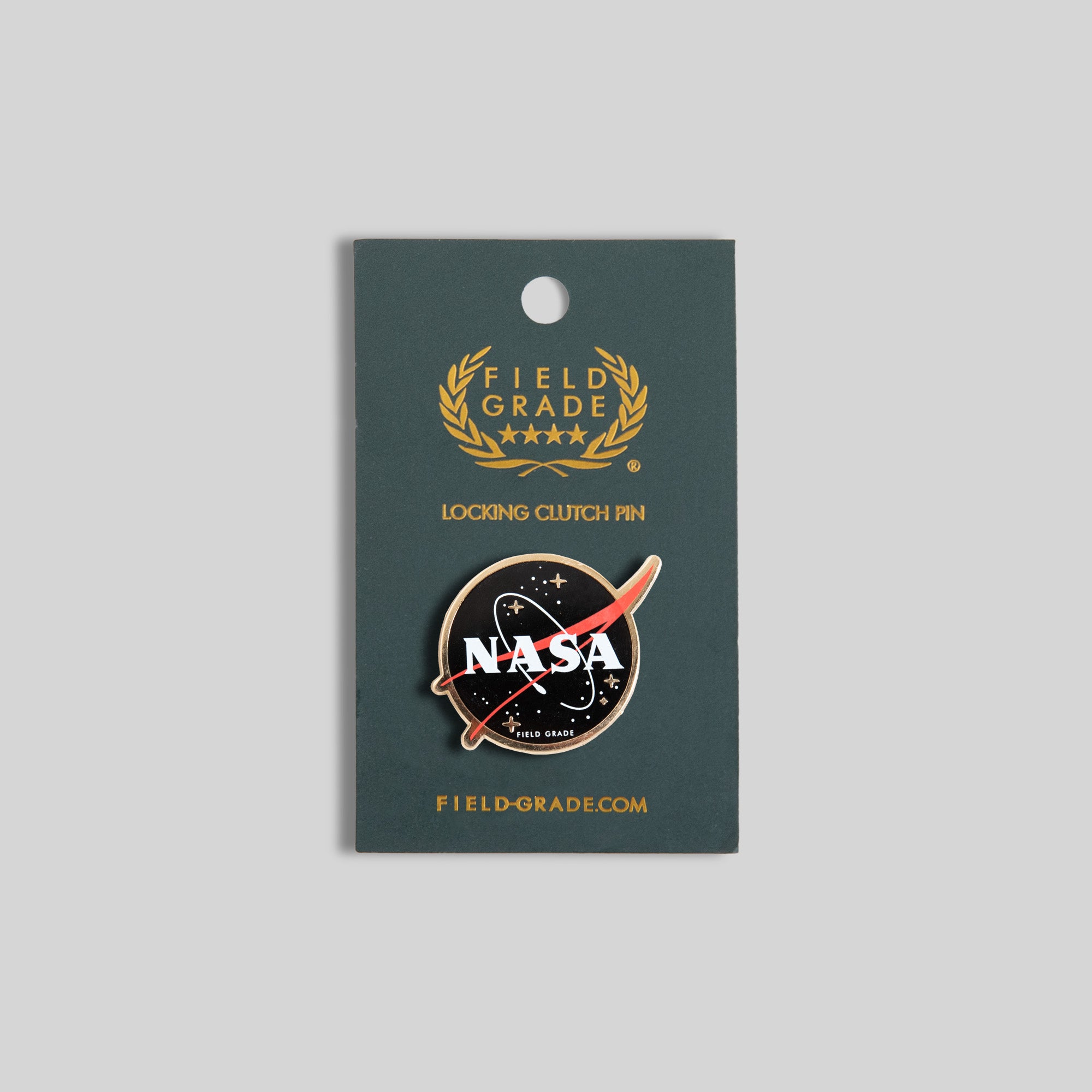 SKYLAB NASA MEATBALL BLACK LOCKING CLUTCH PIN