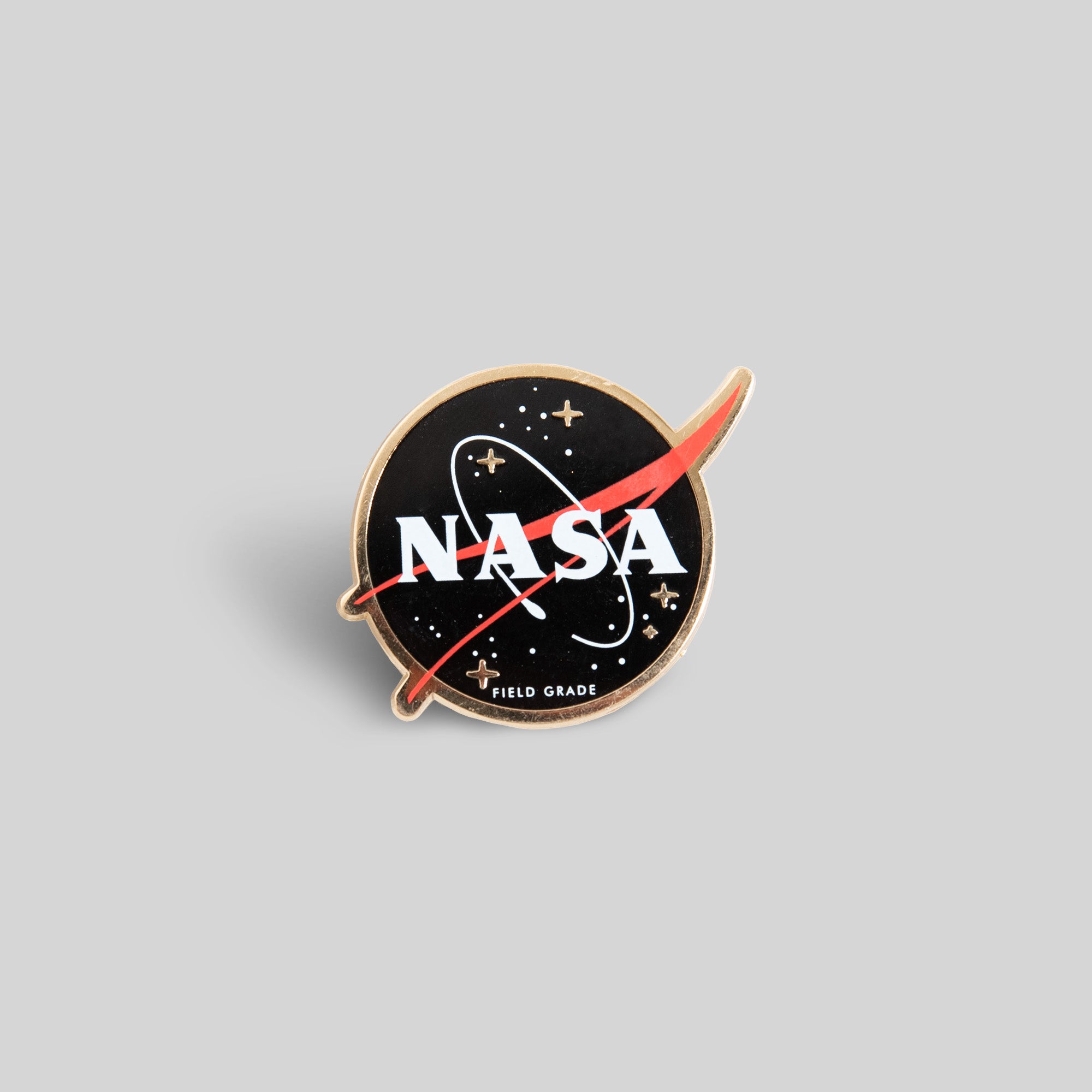 SKYLAB NASA MEATBALL BLACK LOCKING CLUTCH PIN