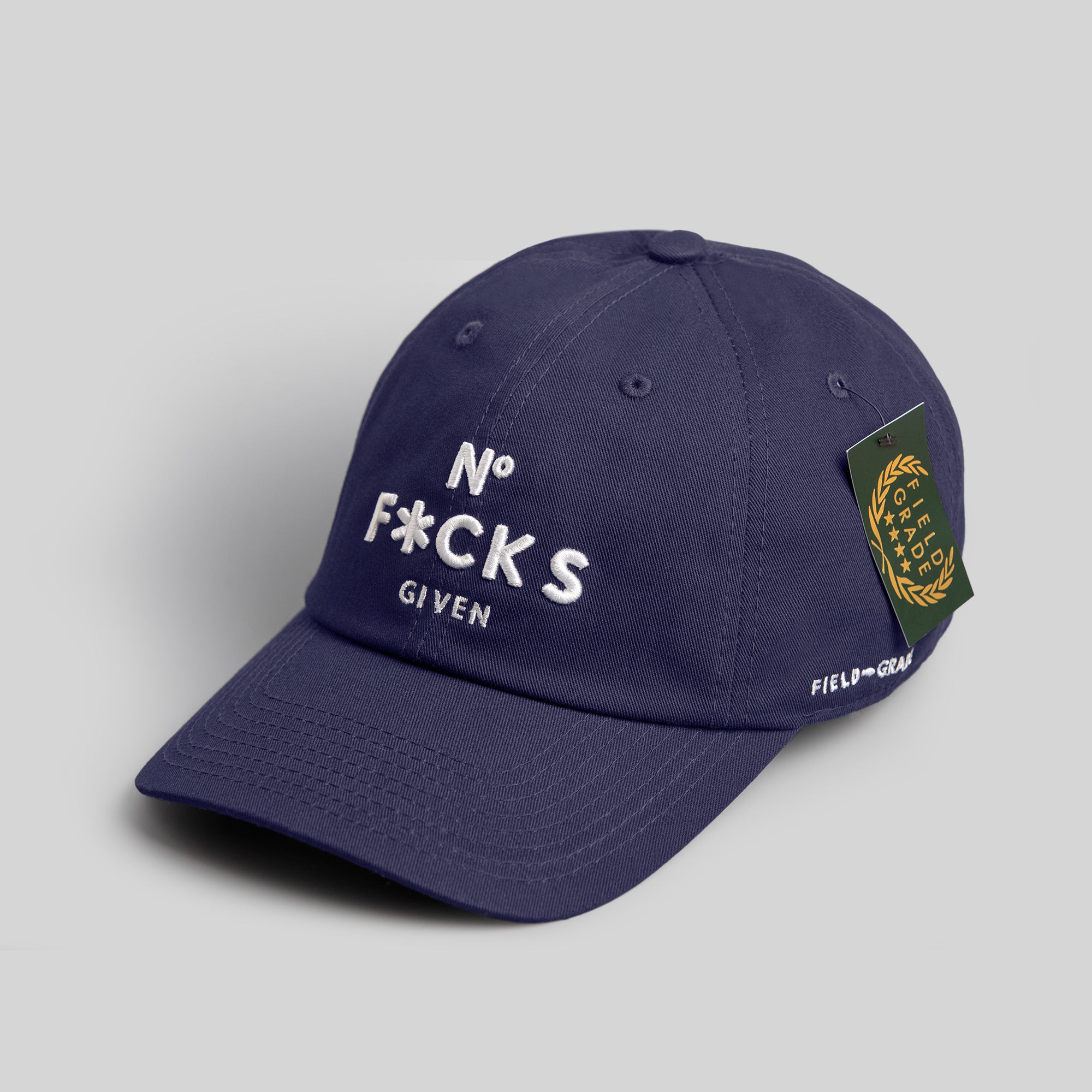 NO F*CKS GIVEN DEEP NAVY RELAXED FIT HAT