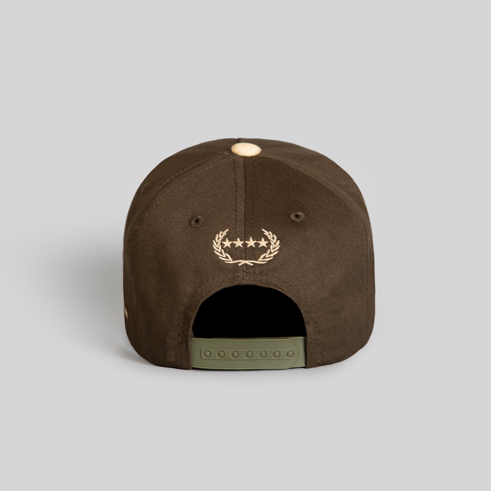 NO F*CKS GIVEN OLIVE SAND TWILL CORDUROY TRUCKER