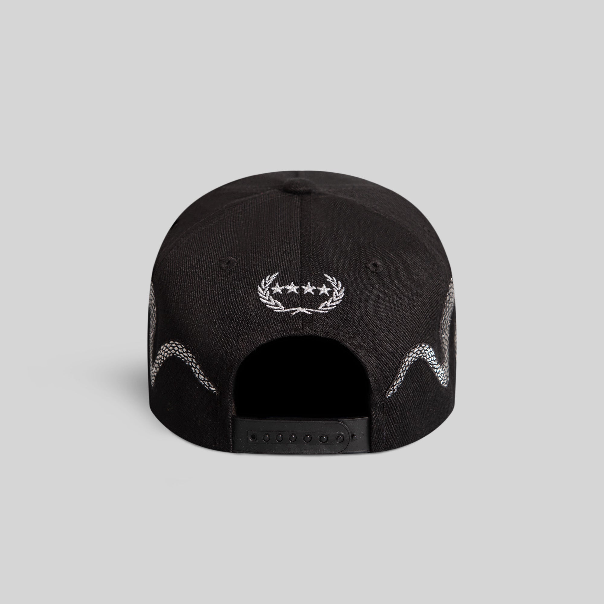 NO F*CKS GIVEN SERPENT BLACK WOOL TRUCKER