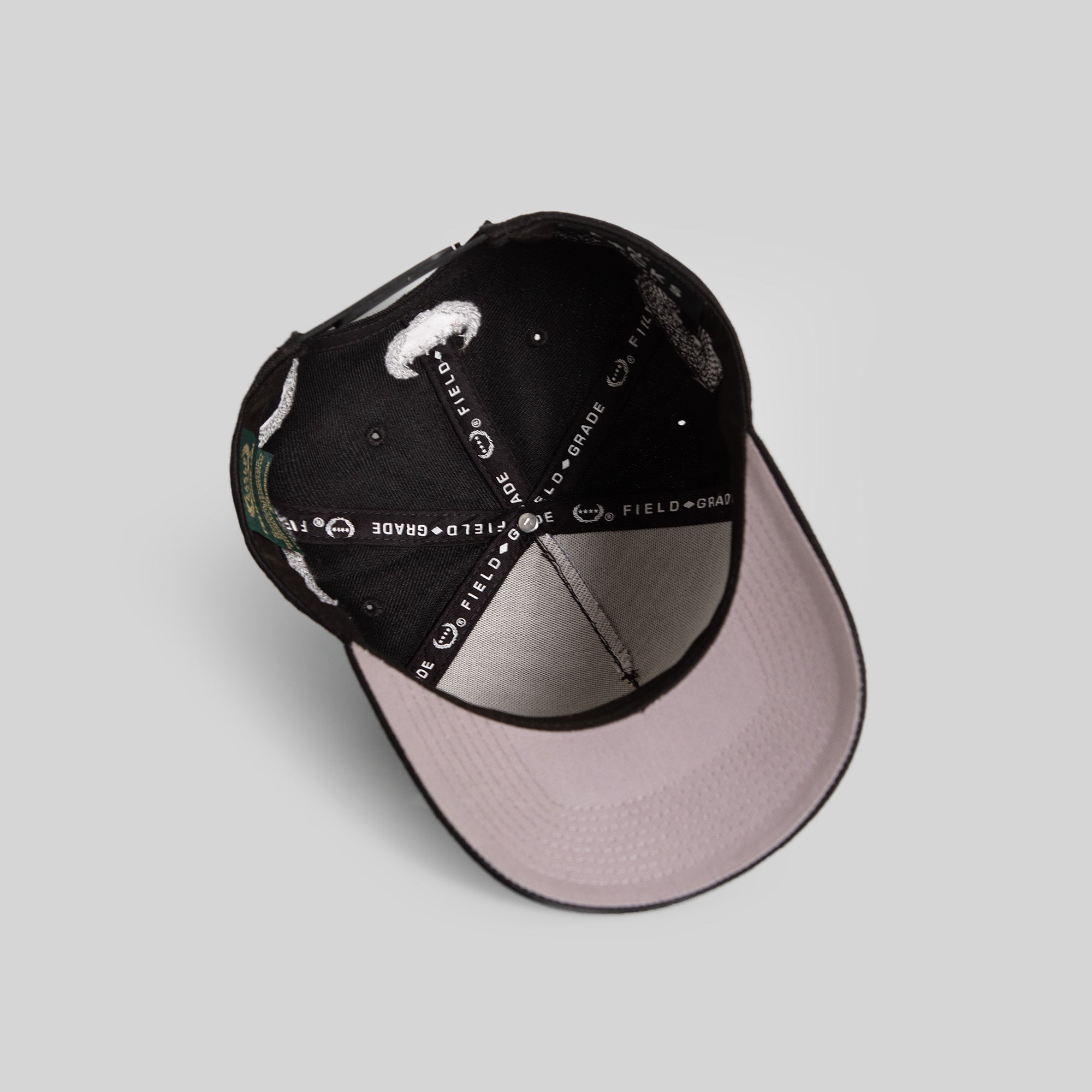 NO F*CKS GIVEN SERPENT BLACK WOOL TRUCKER