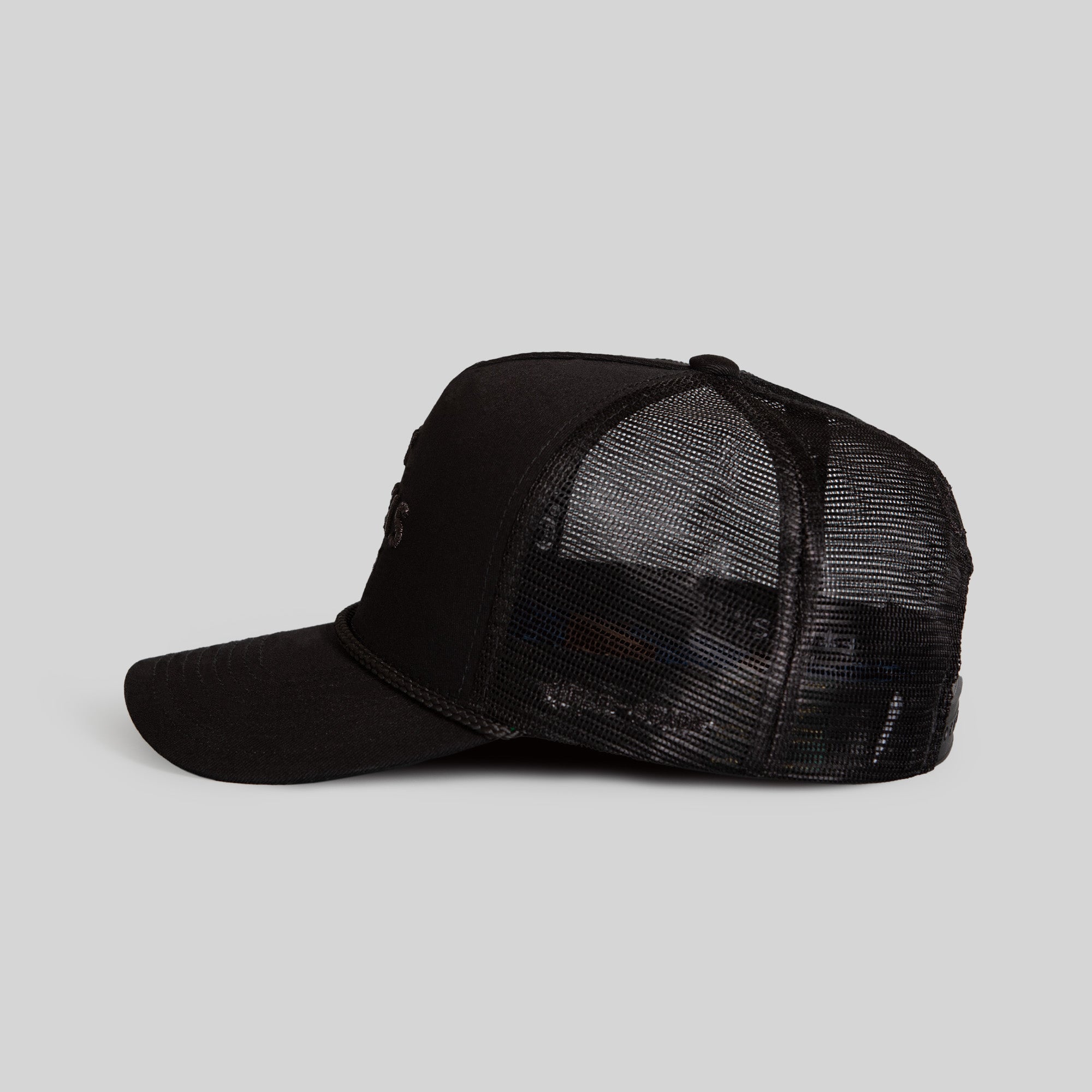 NO F*CKS GIVEN TRIPLE BLACK TWILL MESH TRUCKER