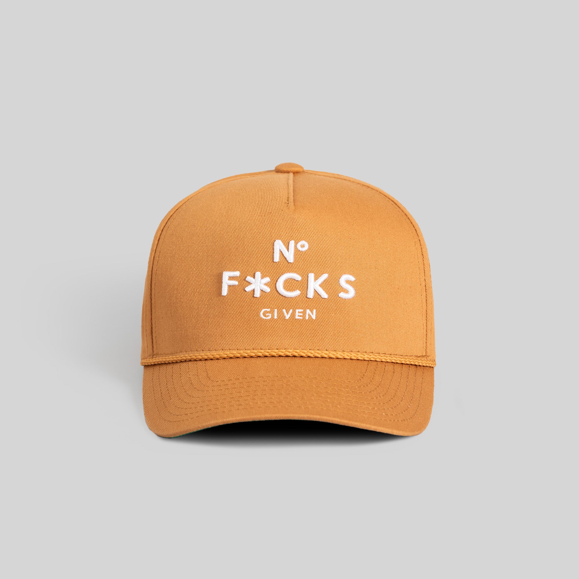 NO F*CKS GIVEN WHEAT TWILL TRUCKER HAT