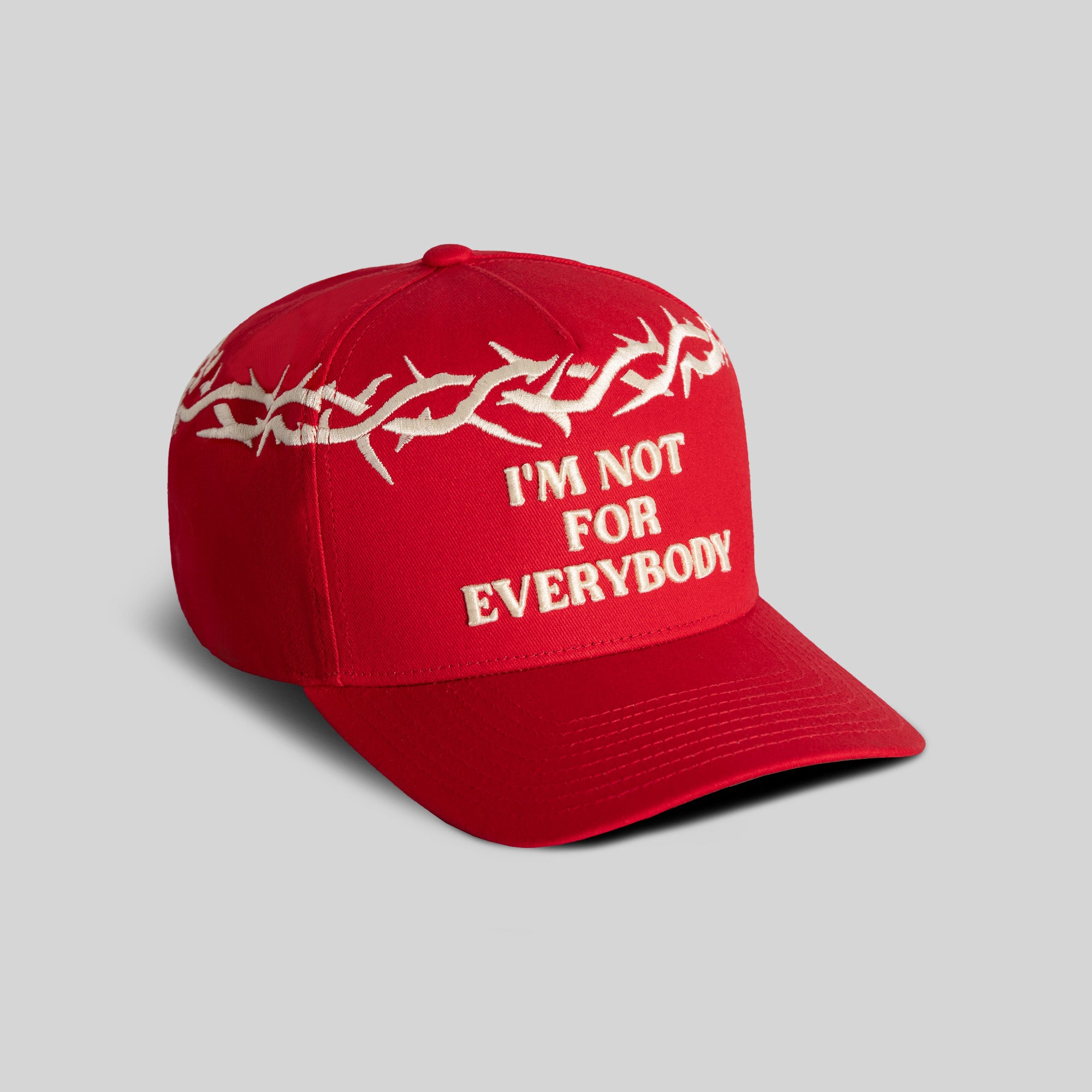 I'M NOT FOR EVERYBODY CROWN OF THORNS TWILL TRUCKER