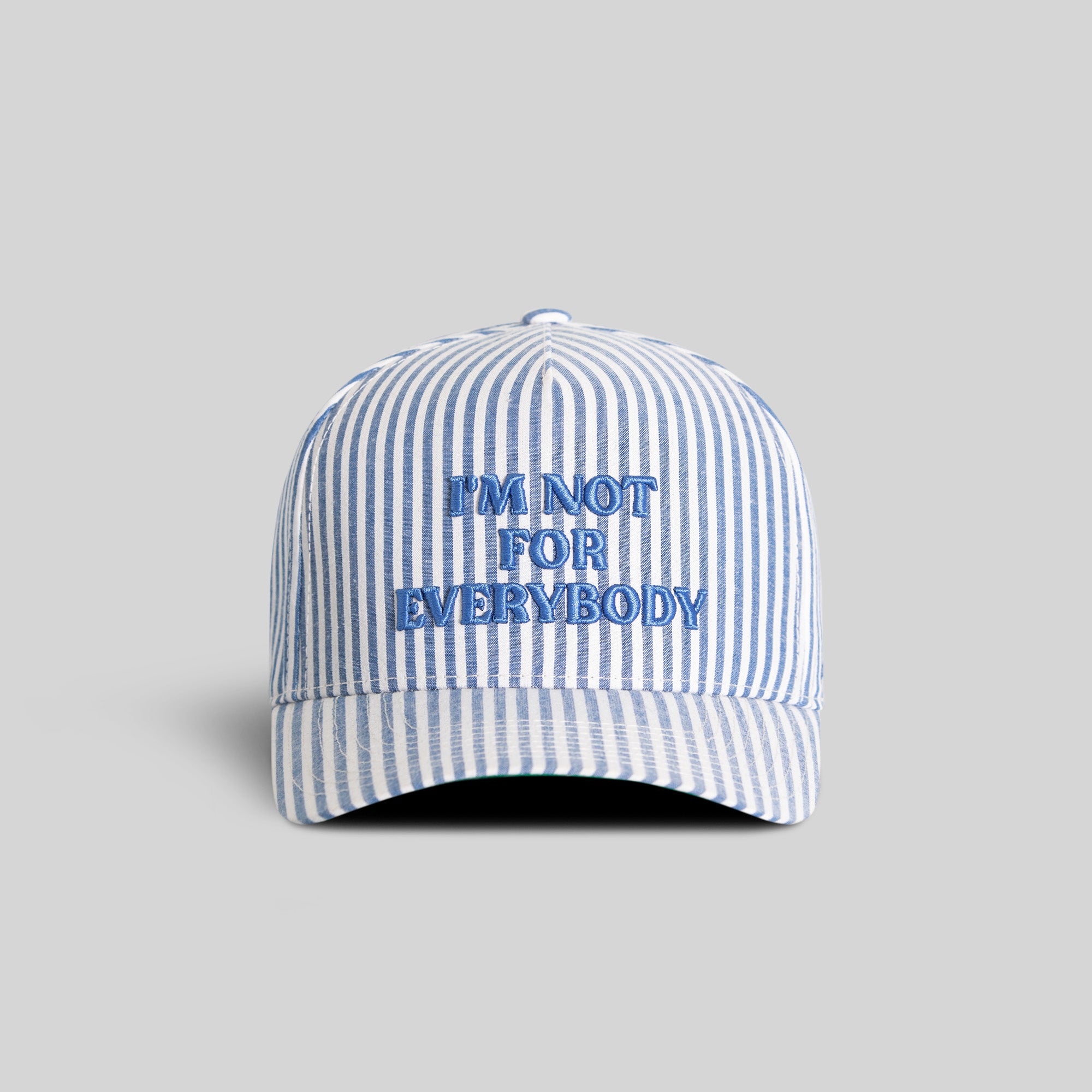 I'M NOT FOR EVERYBODY SEERSUCKER TRUCKER