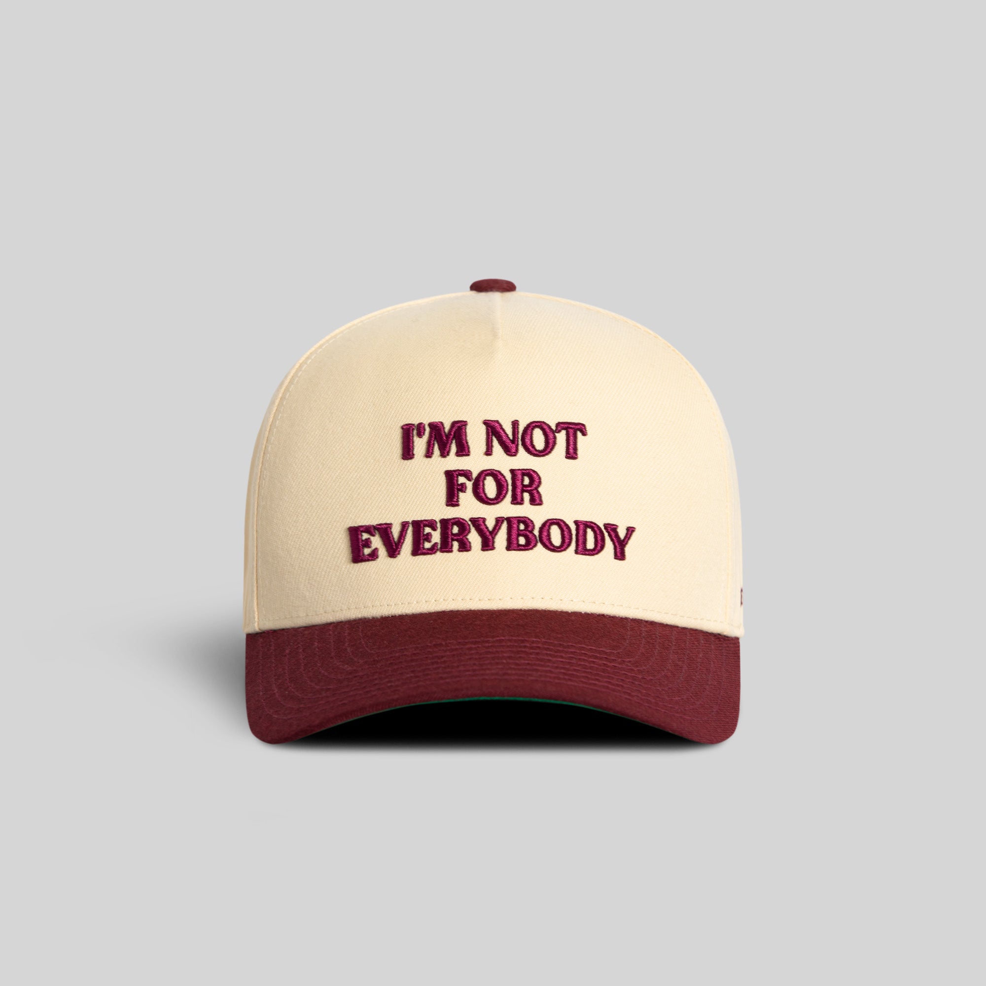 NOT FOR EVERYBODY SAND BORDEAUX WOOL TRUCKER