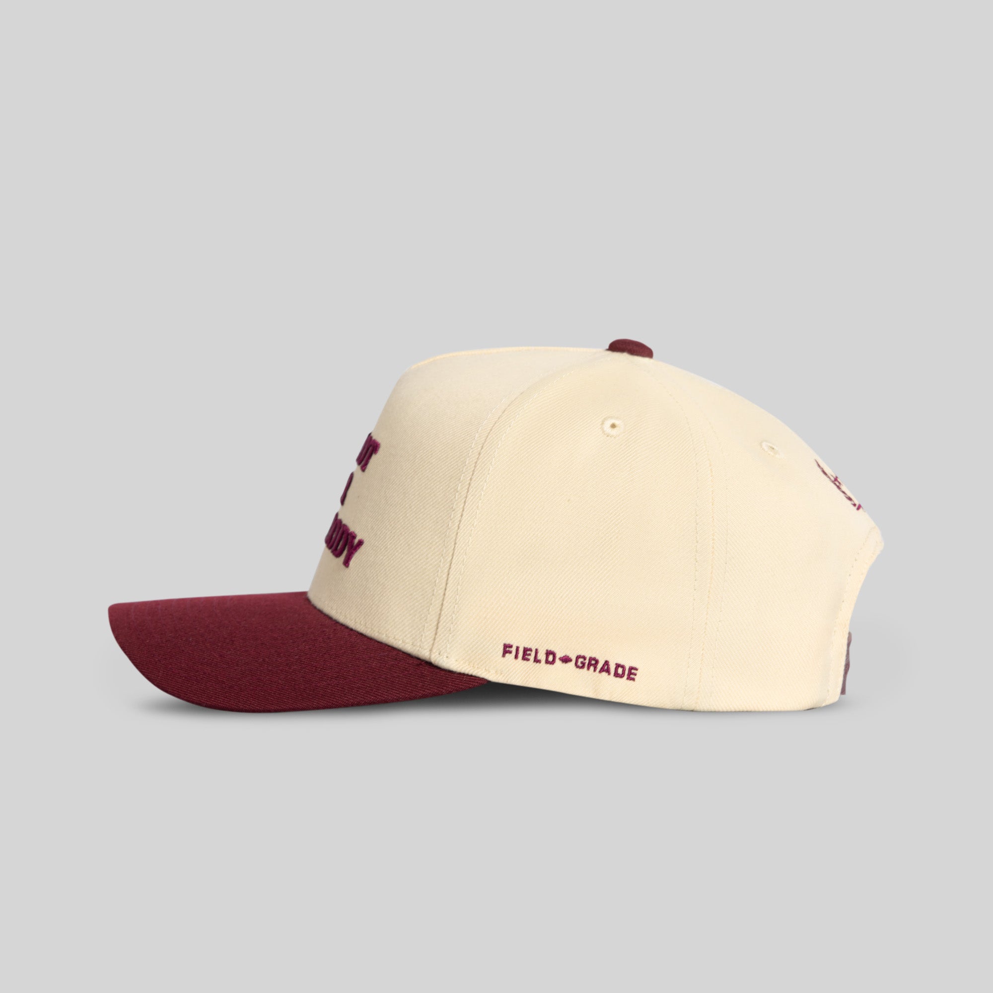NOT FOR EVERYBODY SAND BORDEAUX WOOL TRUCKER