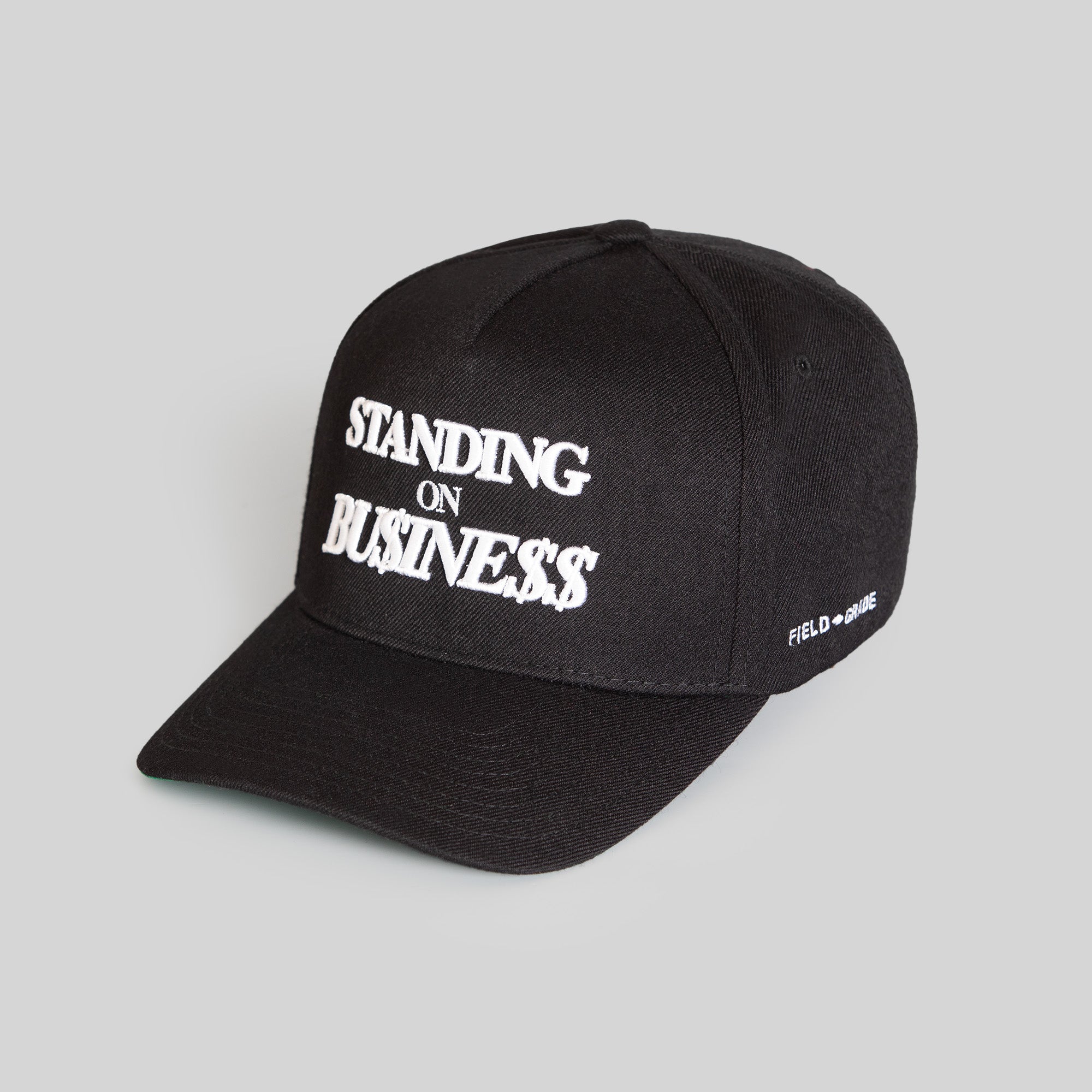 ON BUSINESS BLACK TRUCKER HAT