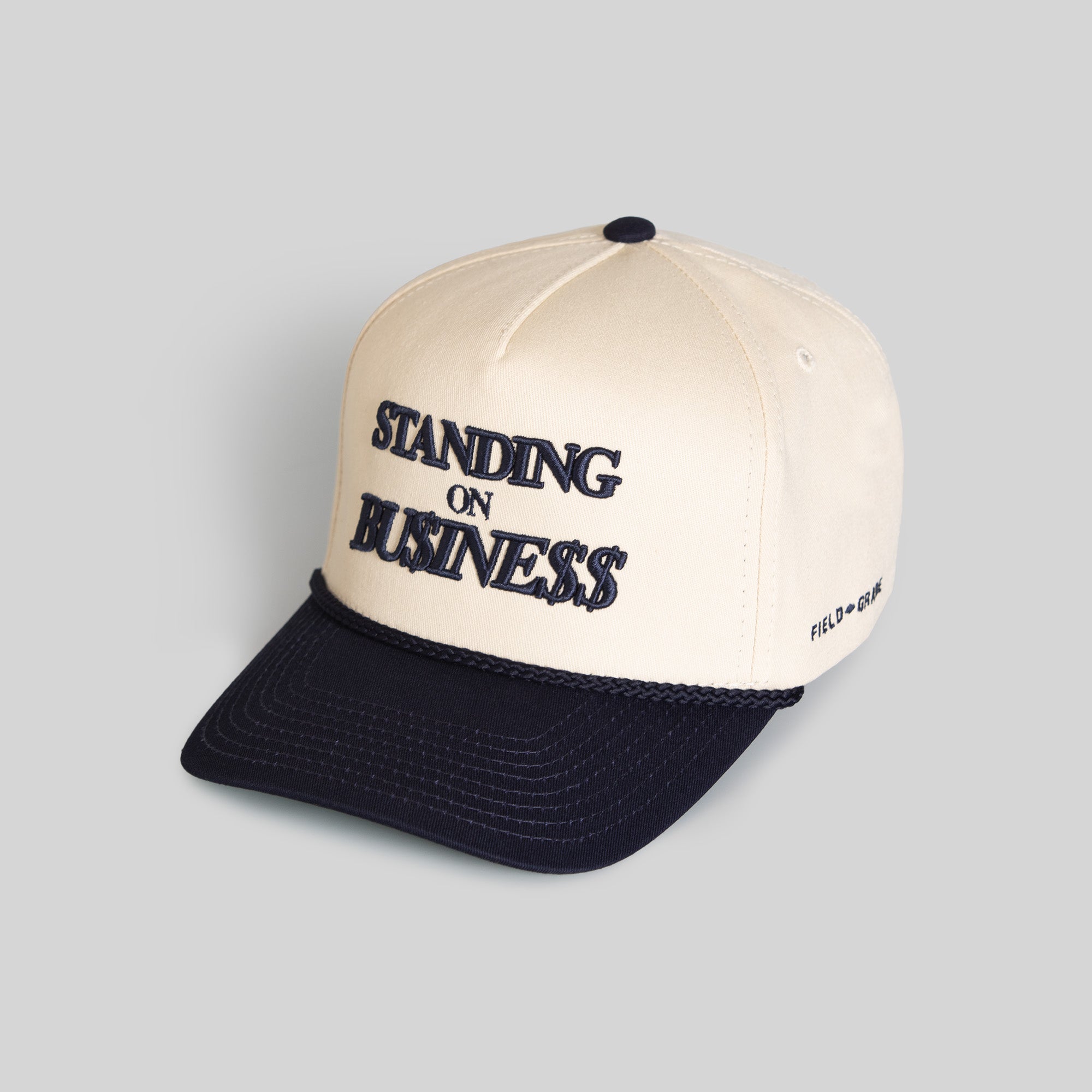 ON BUSINESS SAND DEEP NAVY TWILL TRUCKER