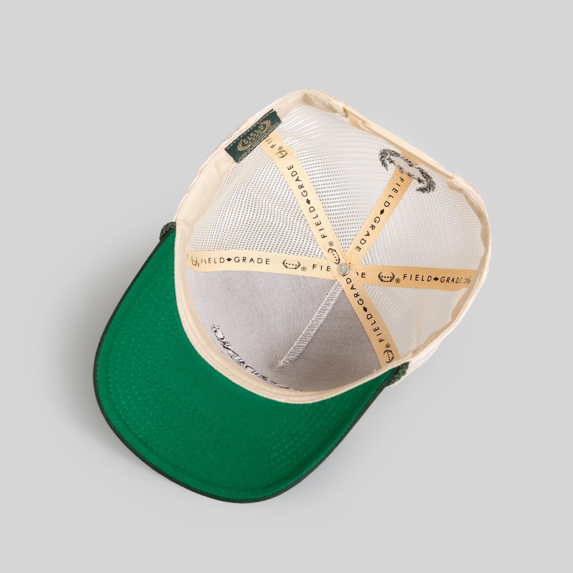 ON BUSINESS SAND FG GREEN TWILL MESH TRUCKER