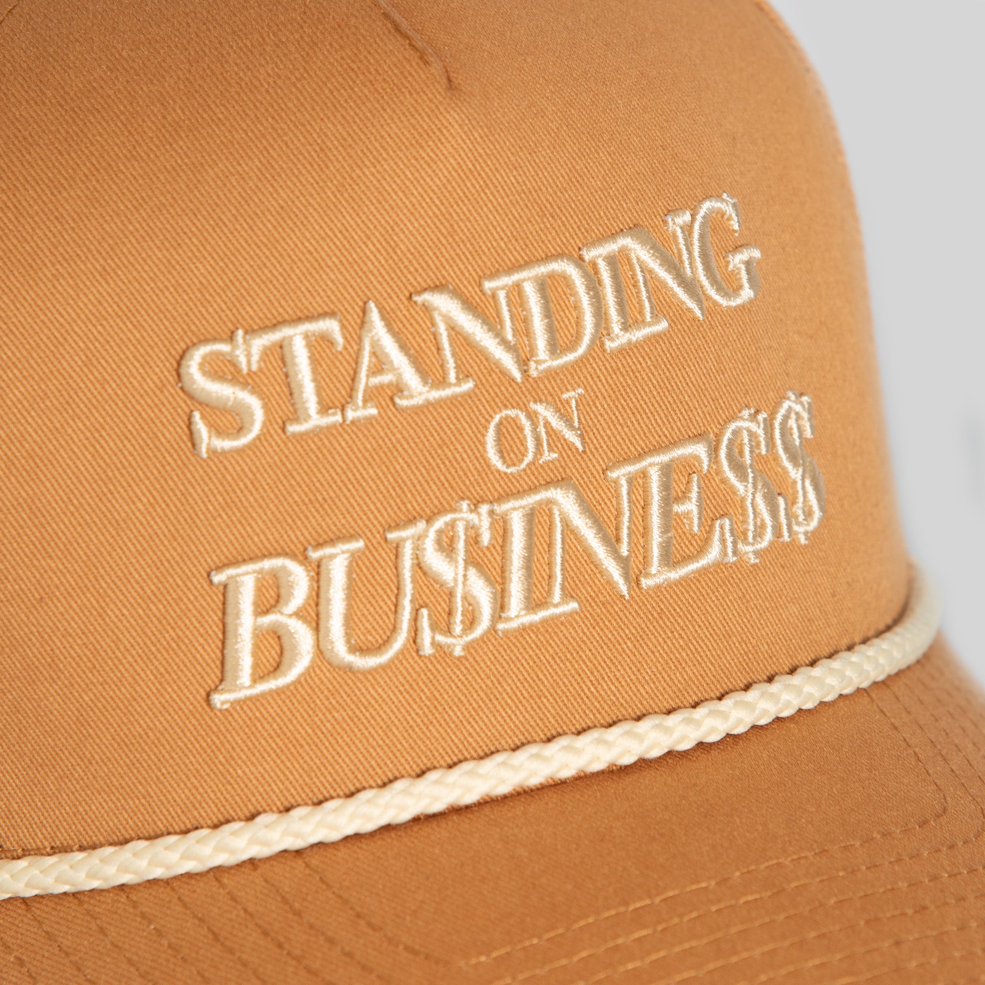 ON BUSINESS WHEAT TWILL TRUCKER