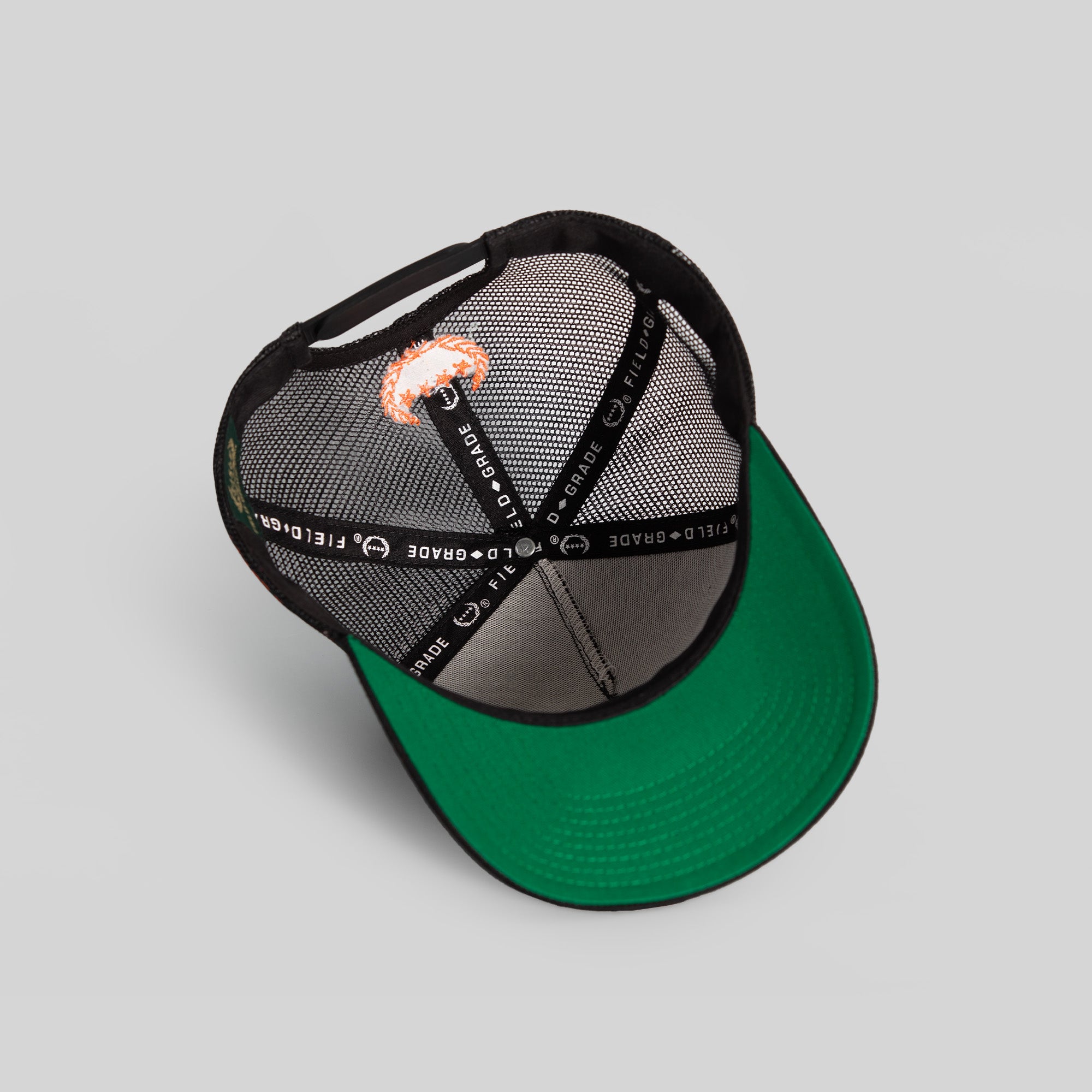 ONE OF THEM ONES BLACK WOOL MESH TRUCKER