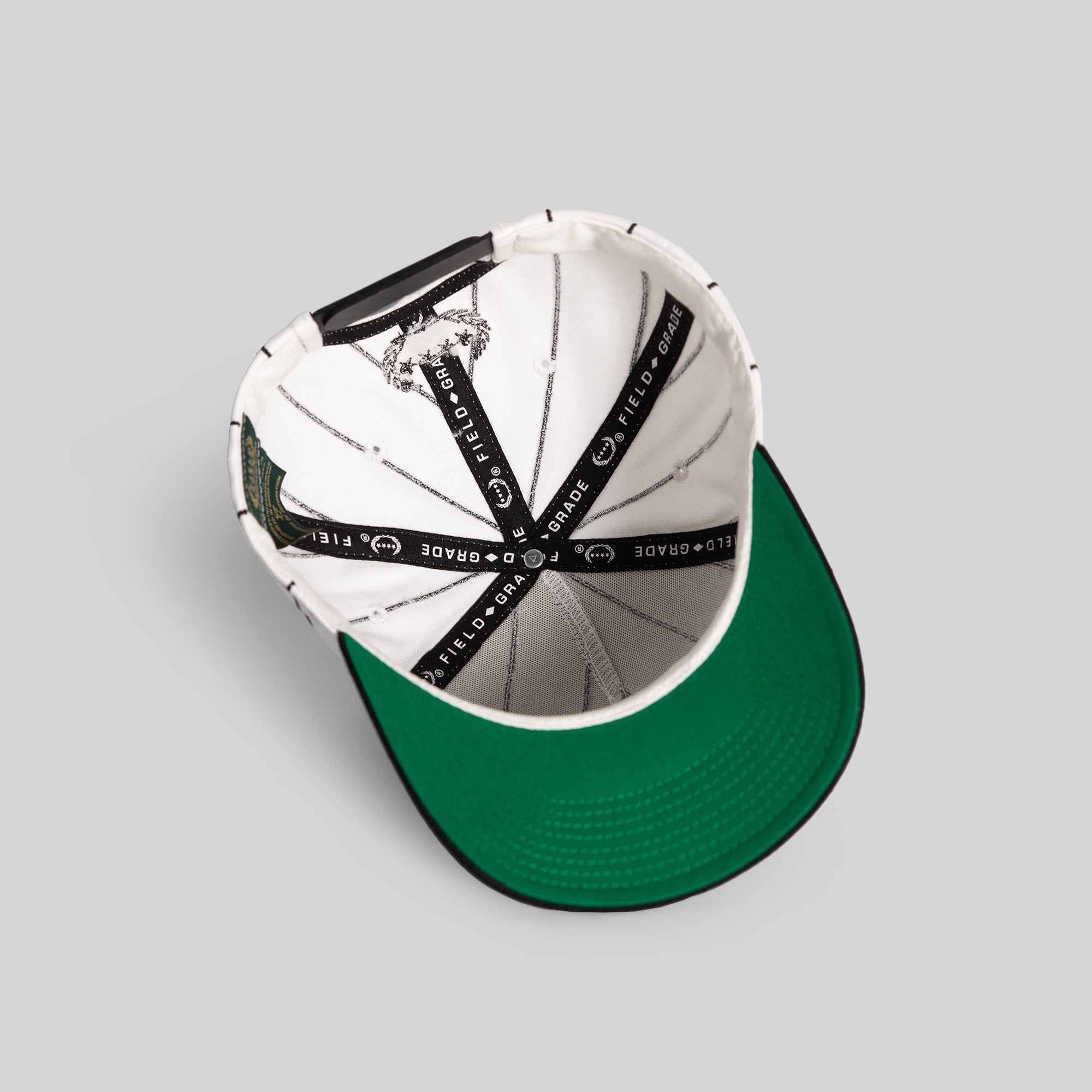 ONE OF THEM ONES PINSTRIP TWILL TRUCKER