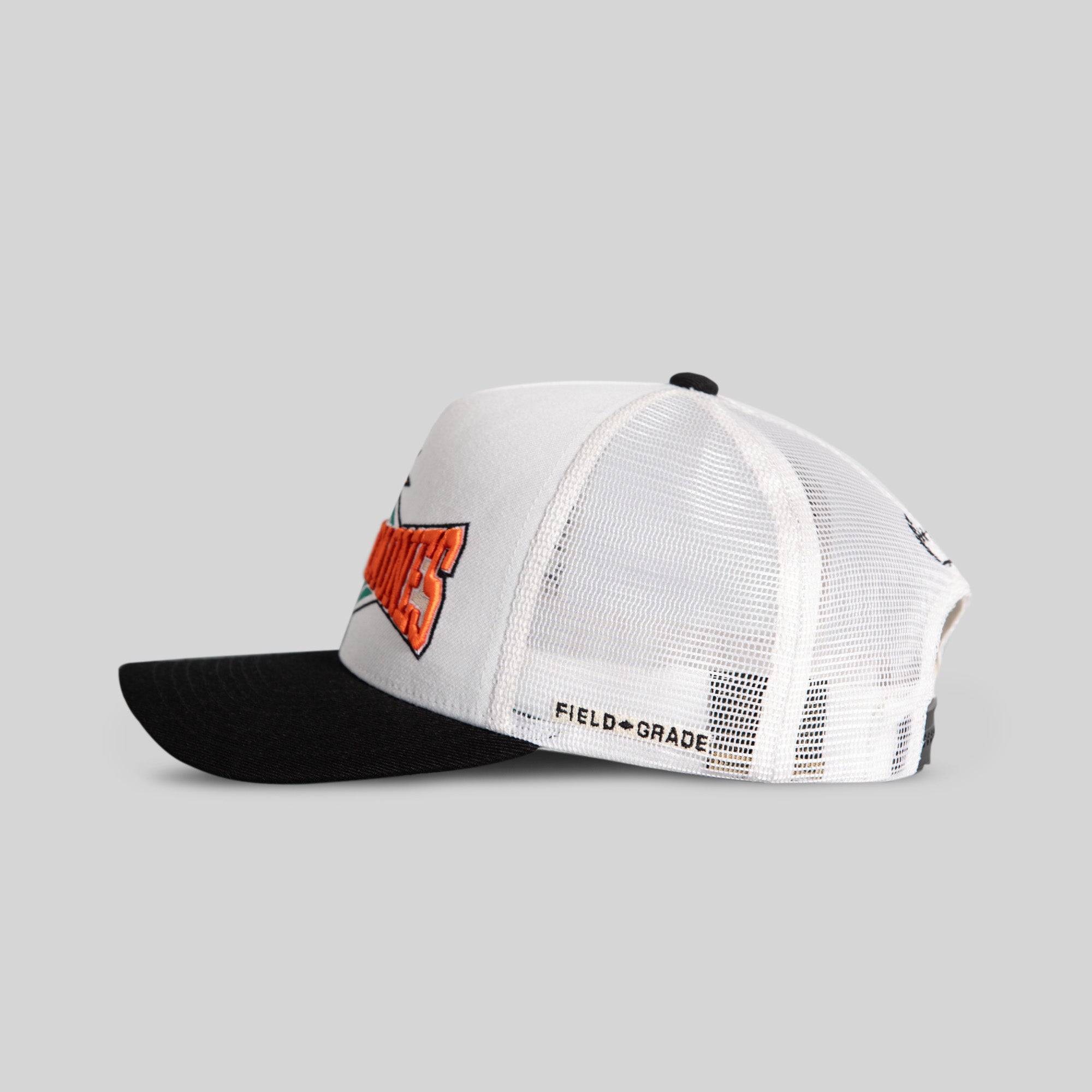 ONE OF THEM ONES SAND BLACK WOOL MESH TRUCKER
