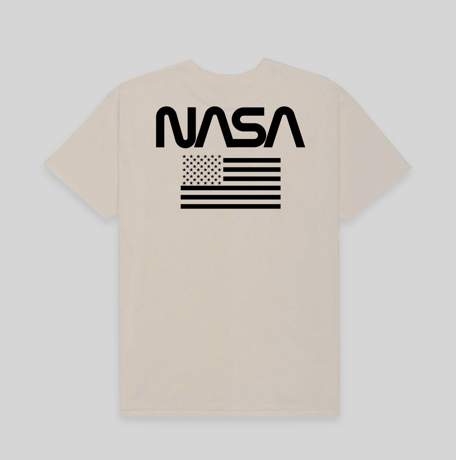 SKYLAB NASA OL' GLORY SAND COTTON TEE