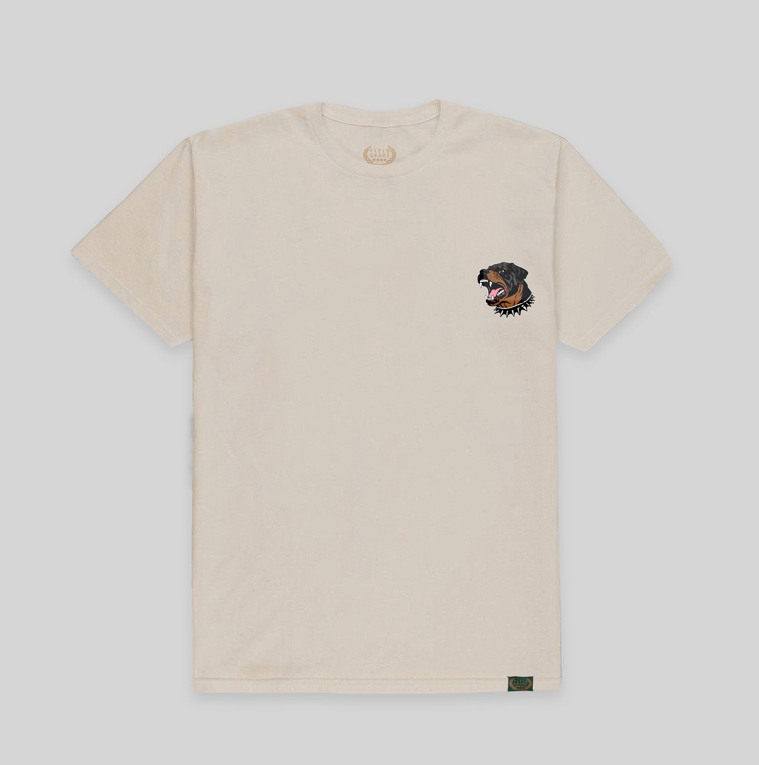 BEWARE OF ROTTY SAND COTTON TEE