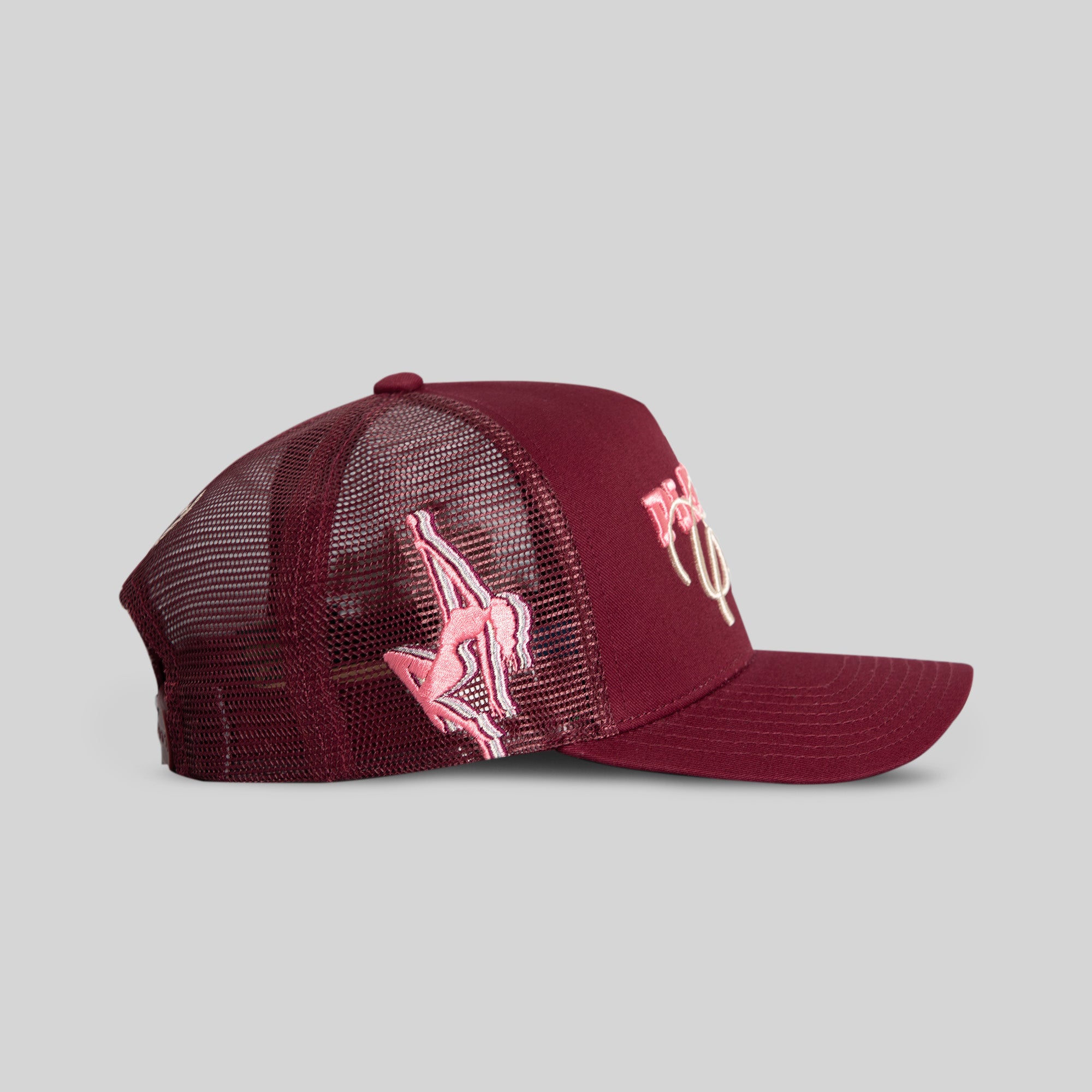 PLAYERS CLUB BORDEAUX TWILL MESH TRUCKER