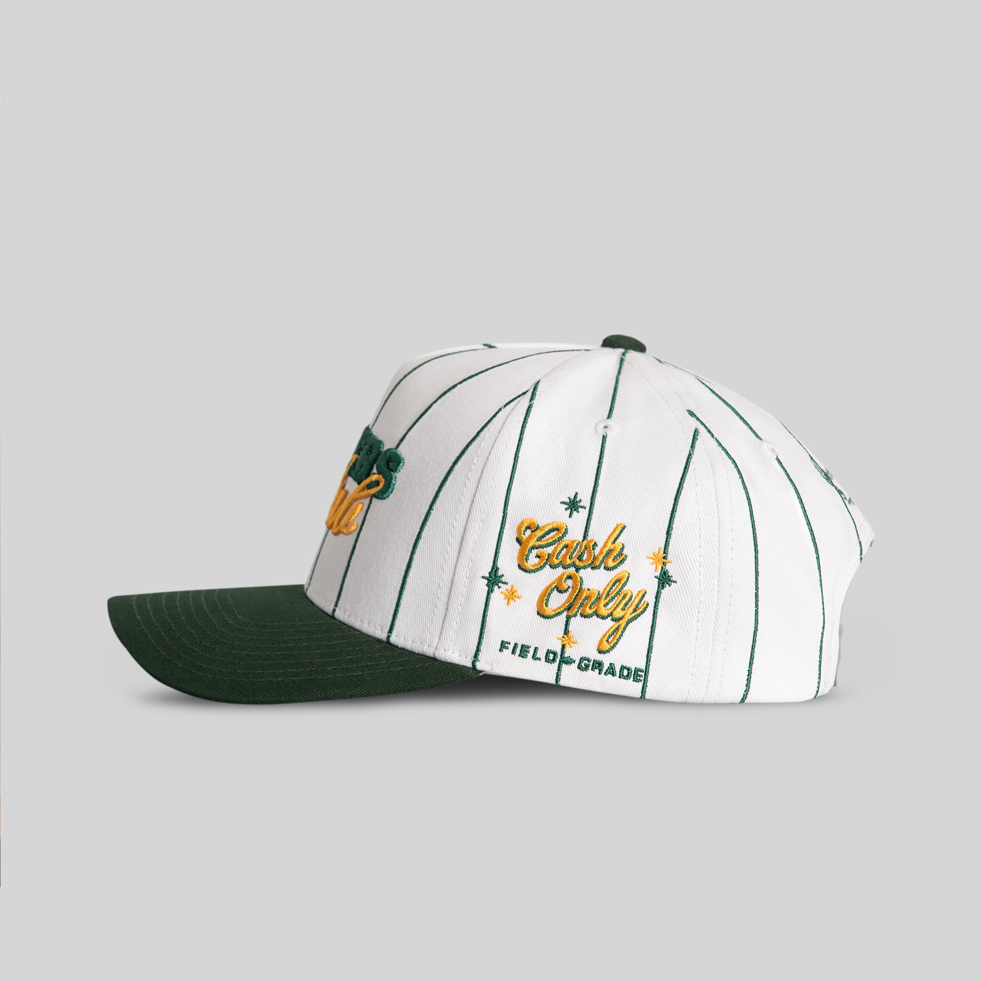 PLAYERS CLUB PINSTRIPE TWILL TRUCKER