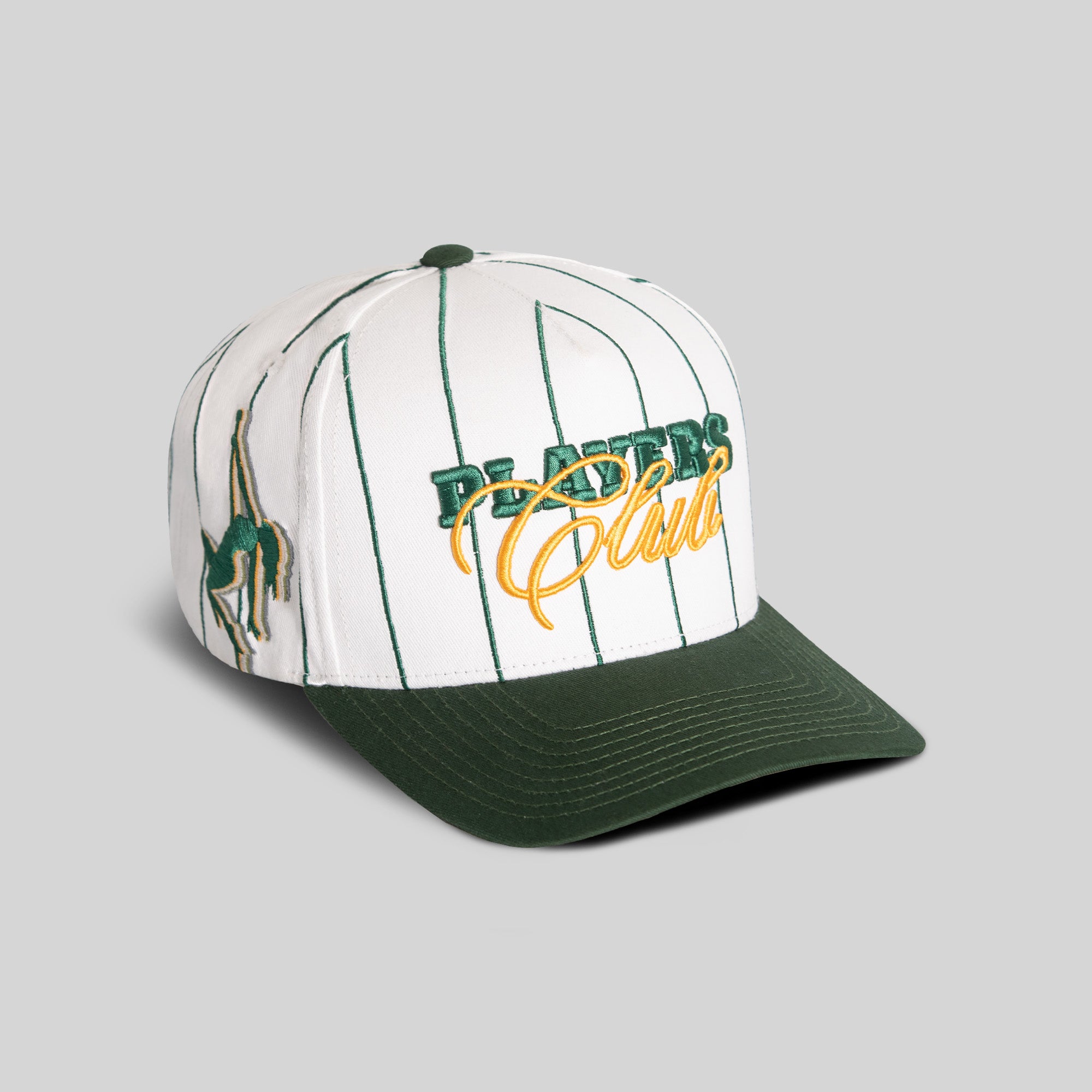 PLAYERS CLUB PINSTRIPE TWILL TRUCKER