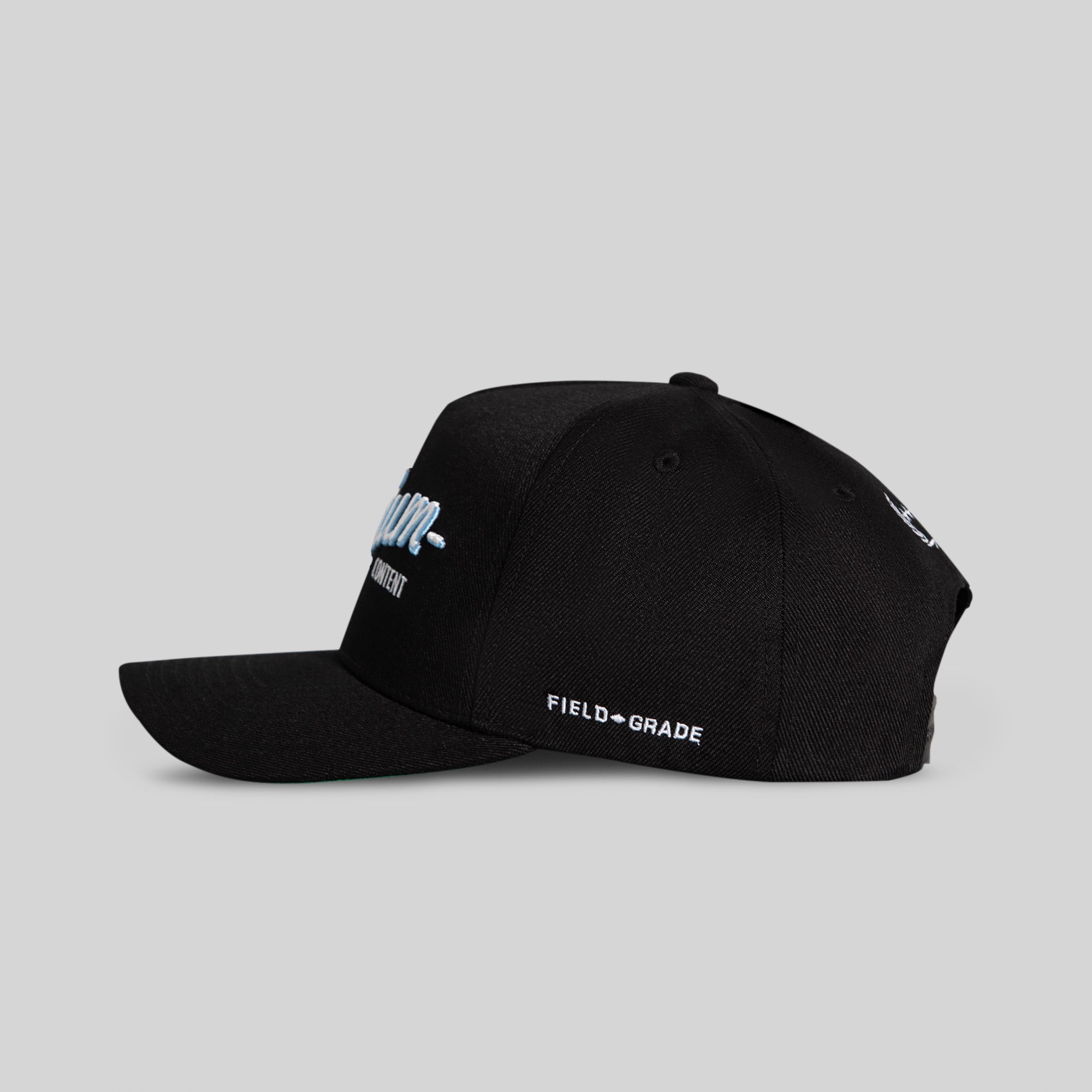 PREMIUM CONTENT BLACK WOOL TRUCKER