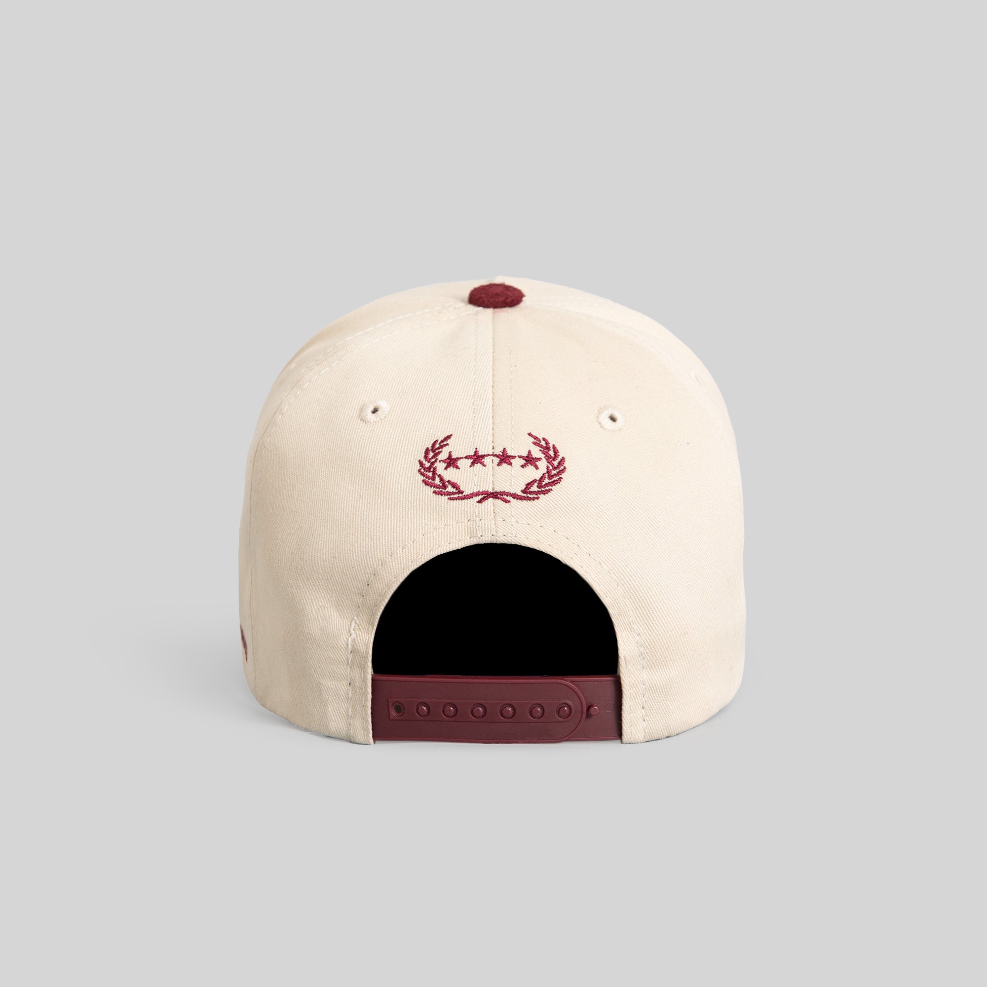 RESPECTFULLY SAND BORDEAUX TWILL SUEDE TRUCKER