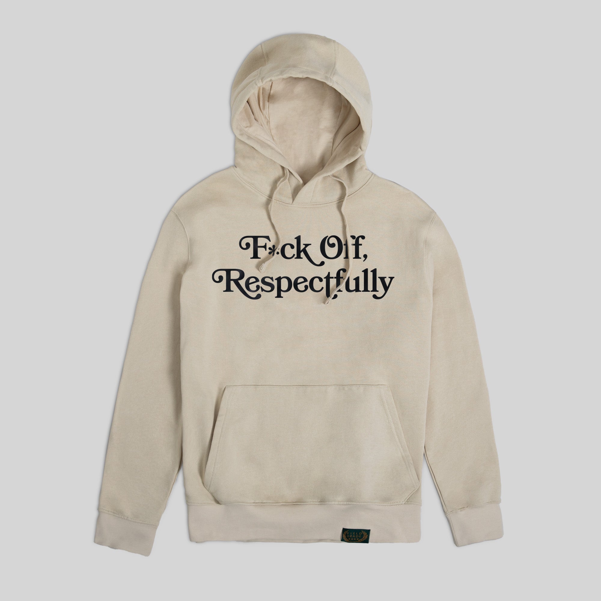 RESPECTFULLY SAND POLY COTTON HOODIE