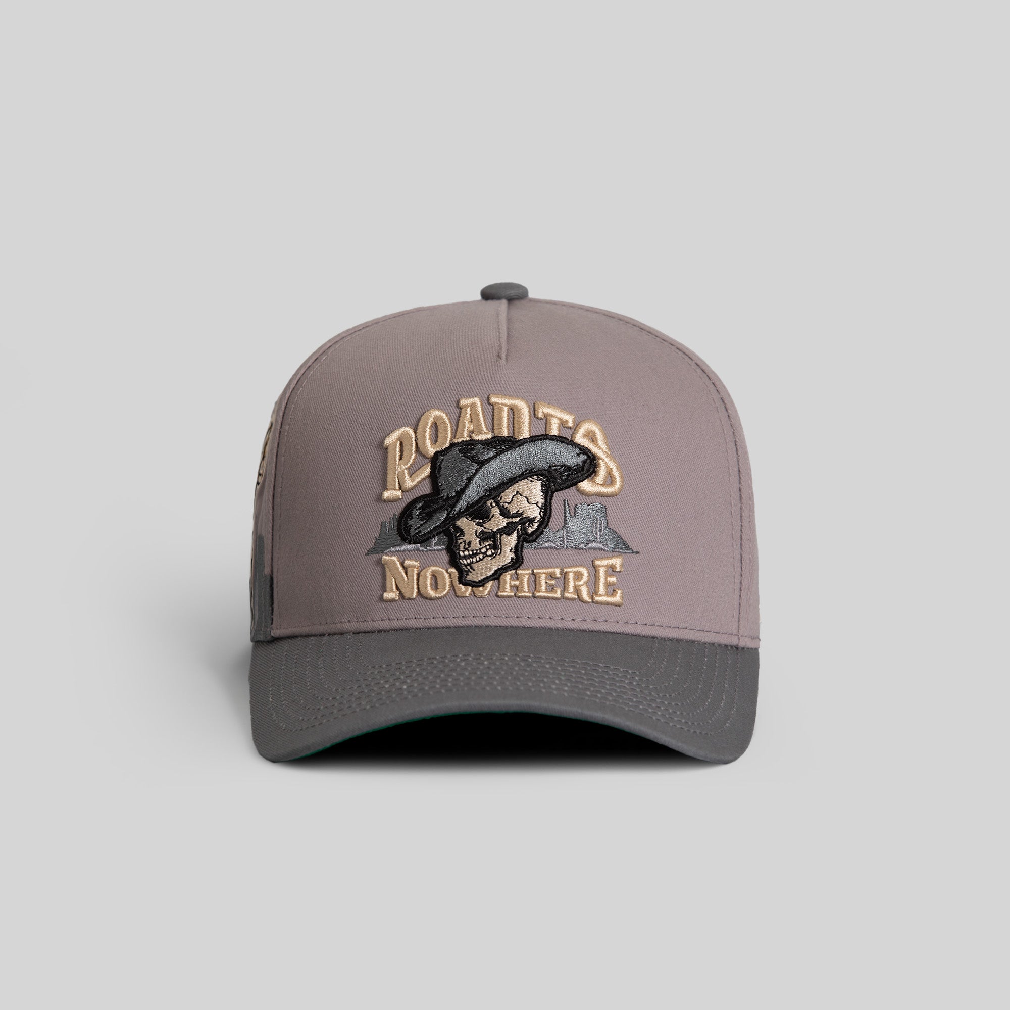 ROAD TO NOWHERE GREYSCALE TWILL TRUCKER