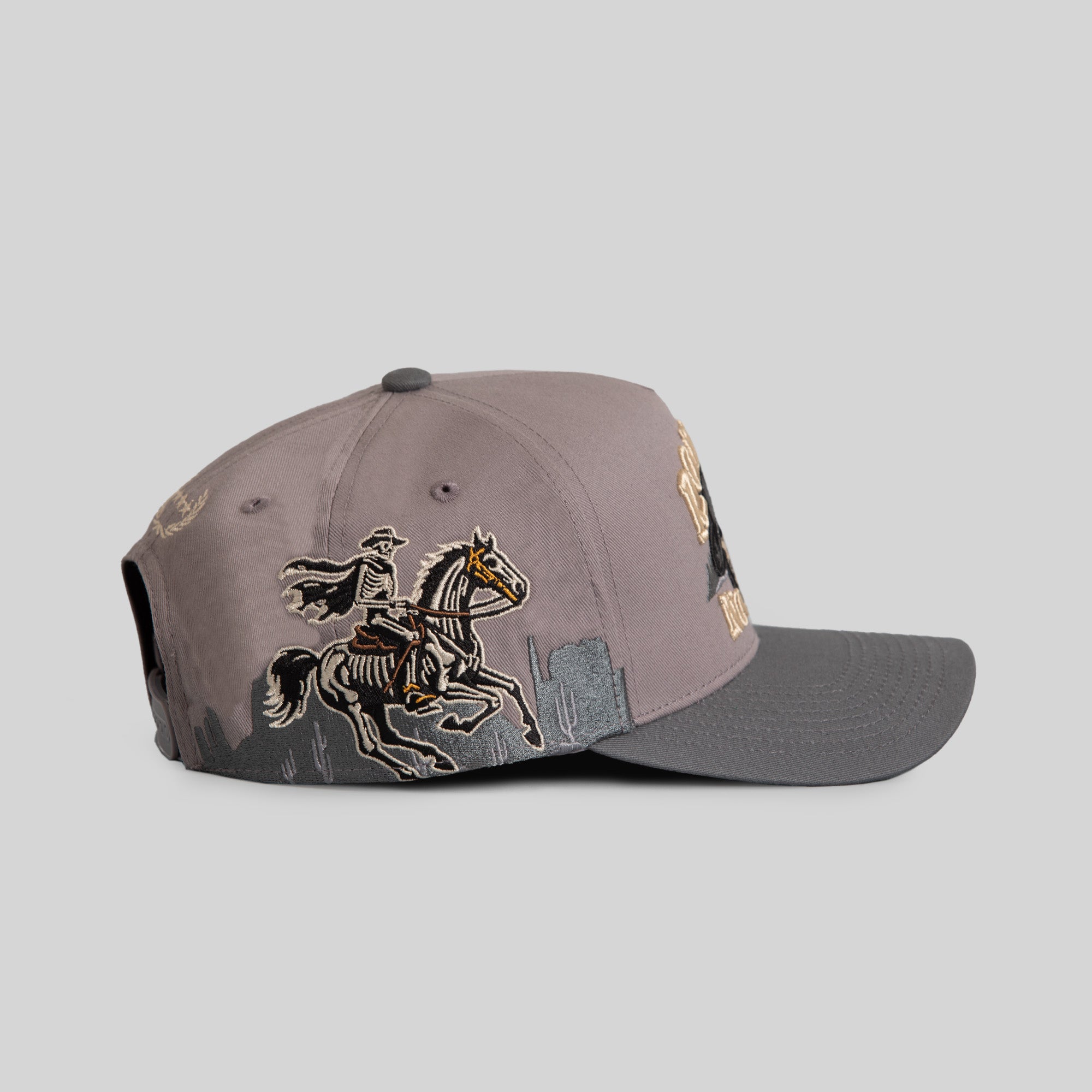 ROAD TO NOWHERE GREYSCALE TWILL TRUCKER