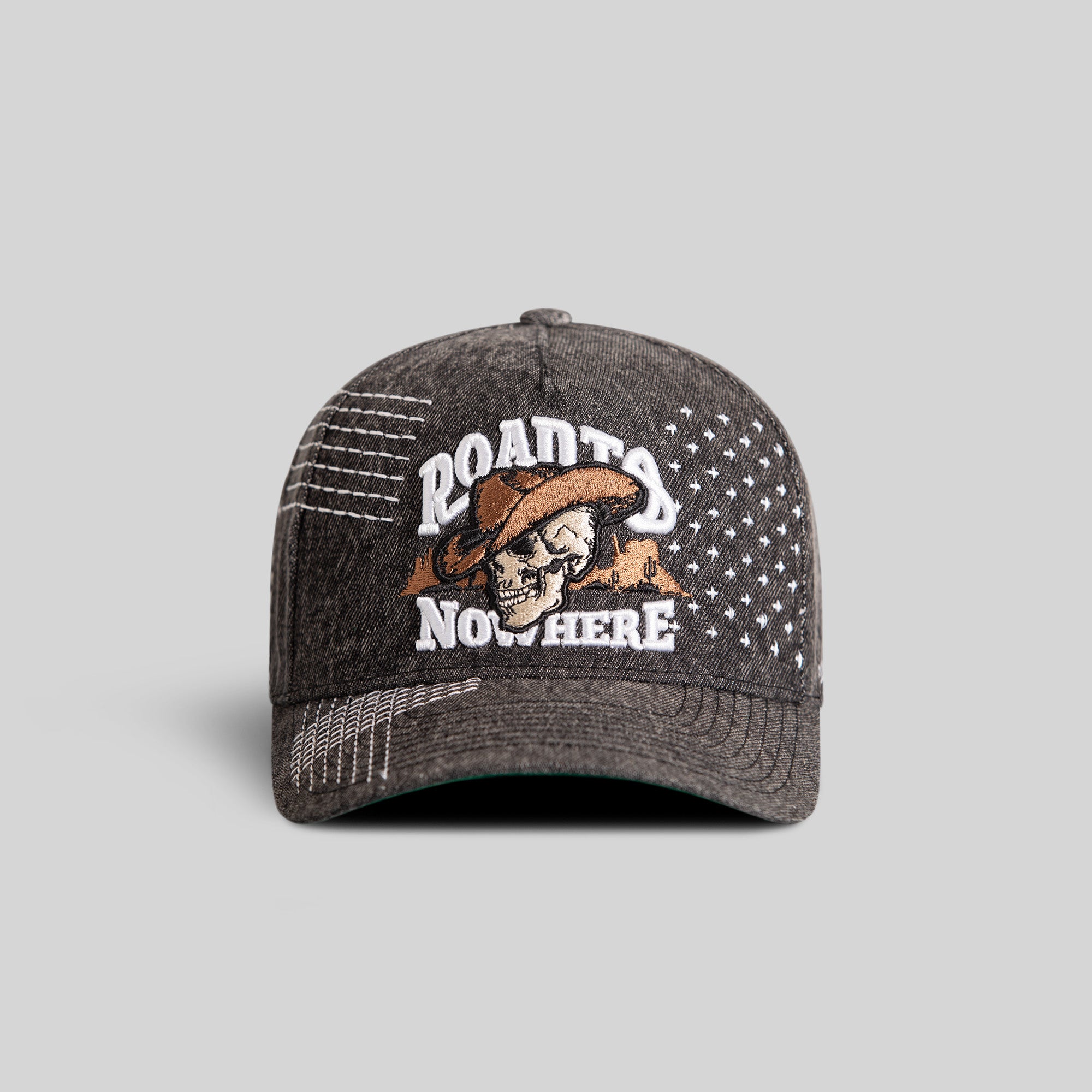 ROAD TO NOWHERE SASHIKO BLACK DENIM TRUCKER