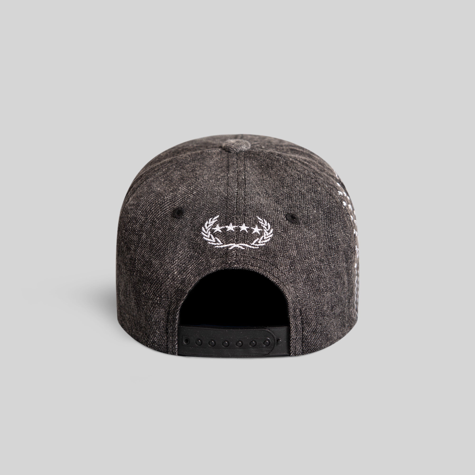 ROAD TO NOWHERE SASHIKO BLACK DENIM TRUCKER