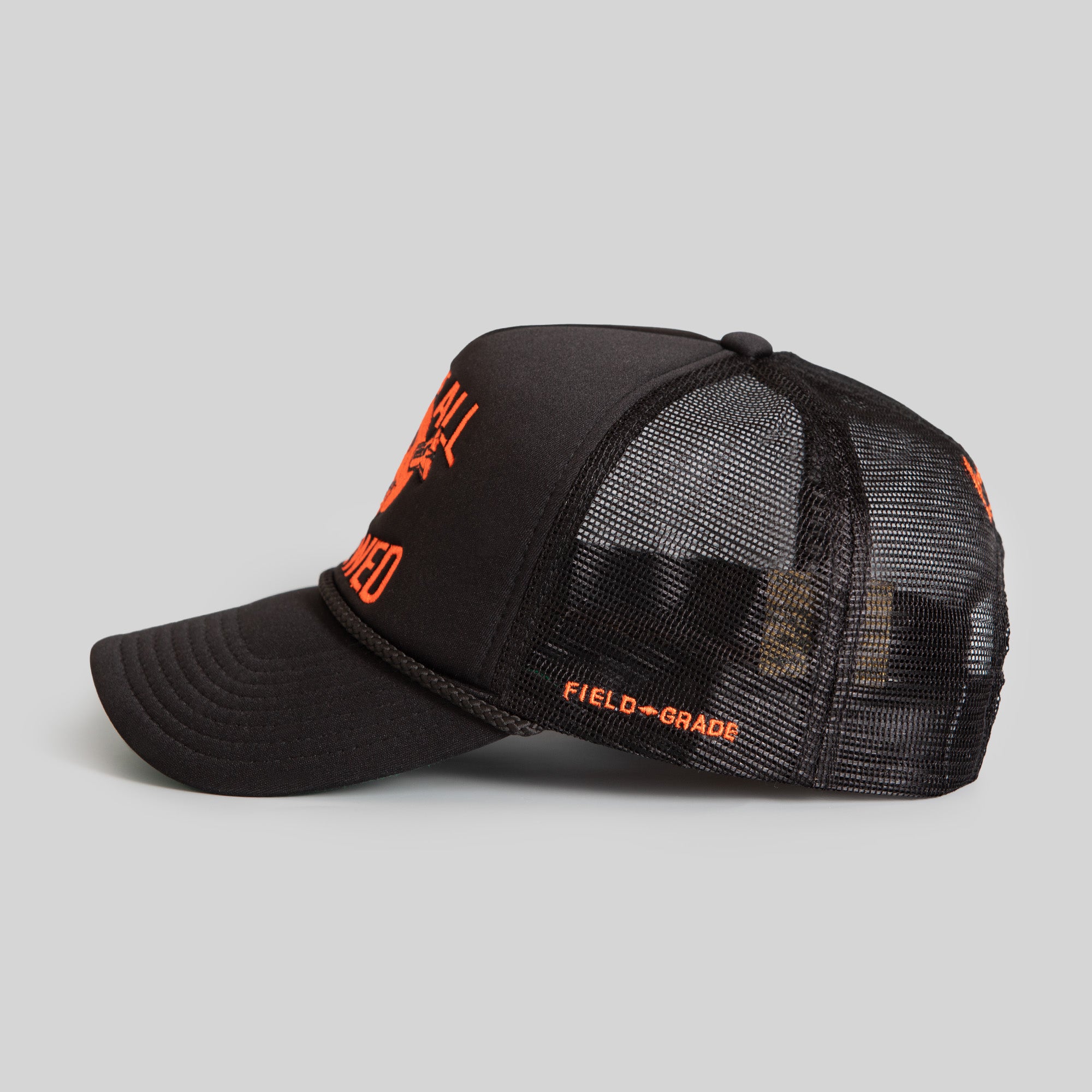 SCREWED UP BLACK FOAM TRUCKER HAT