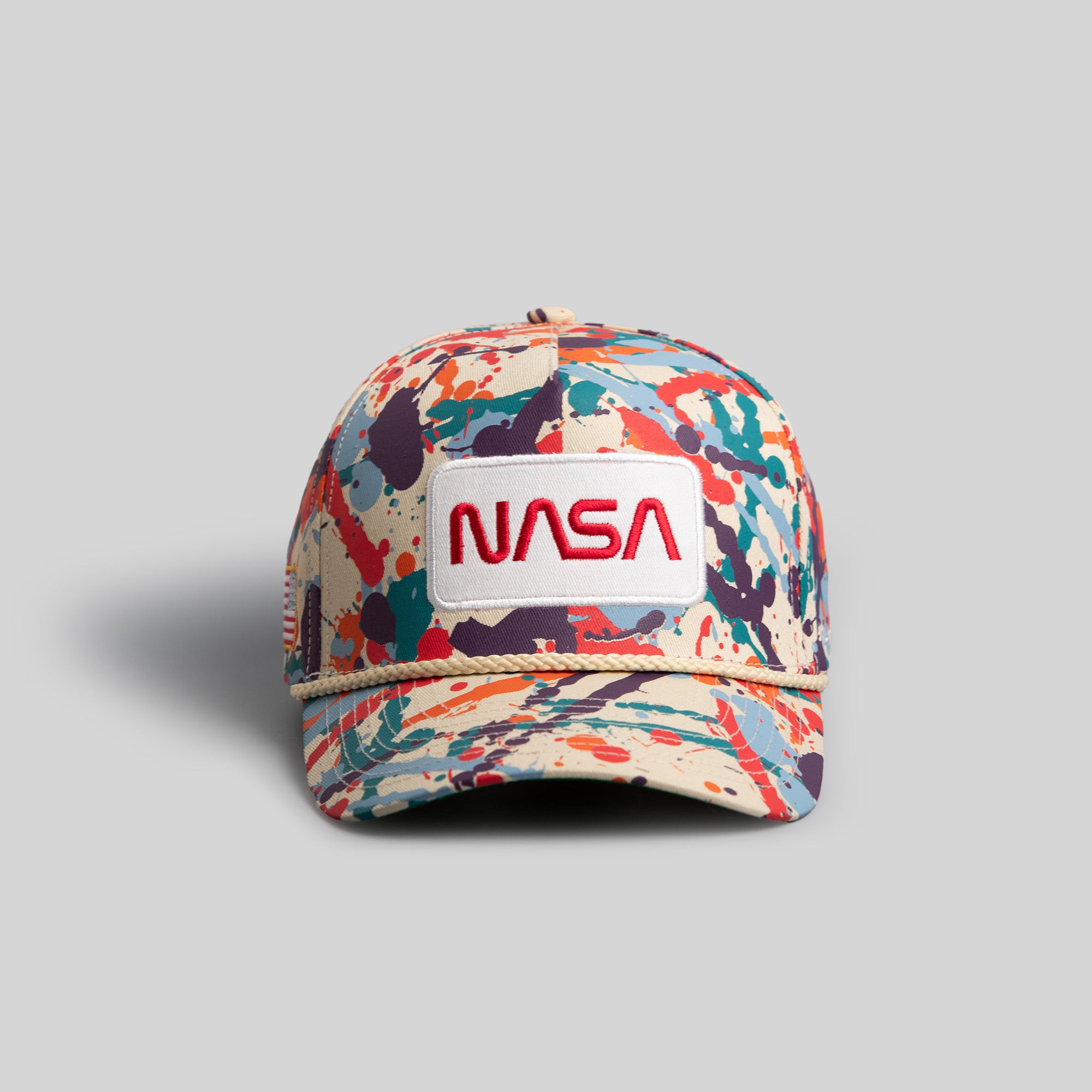 SKYLAB NASA NEON SPLATTER SAND TRUCKER HAT