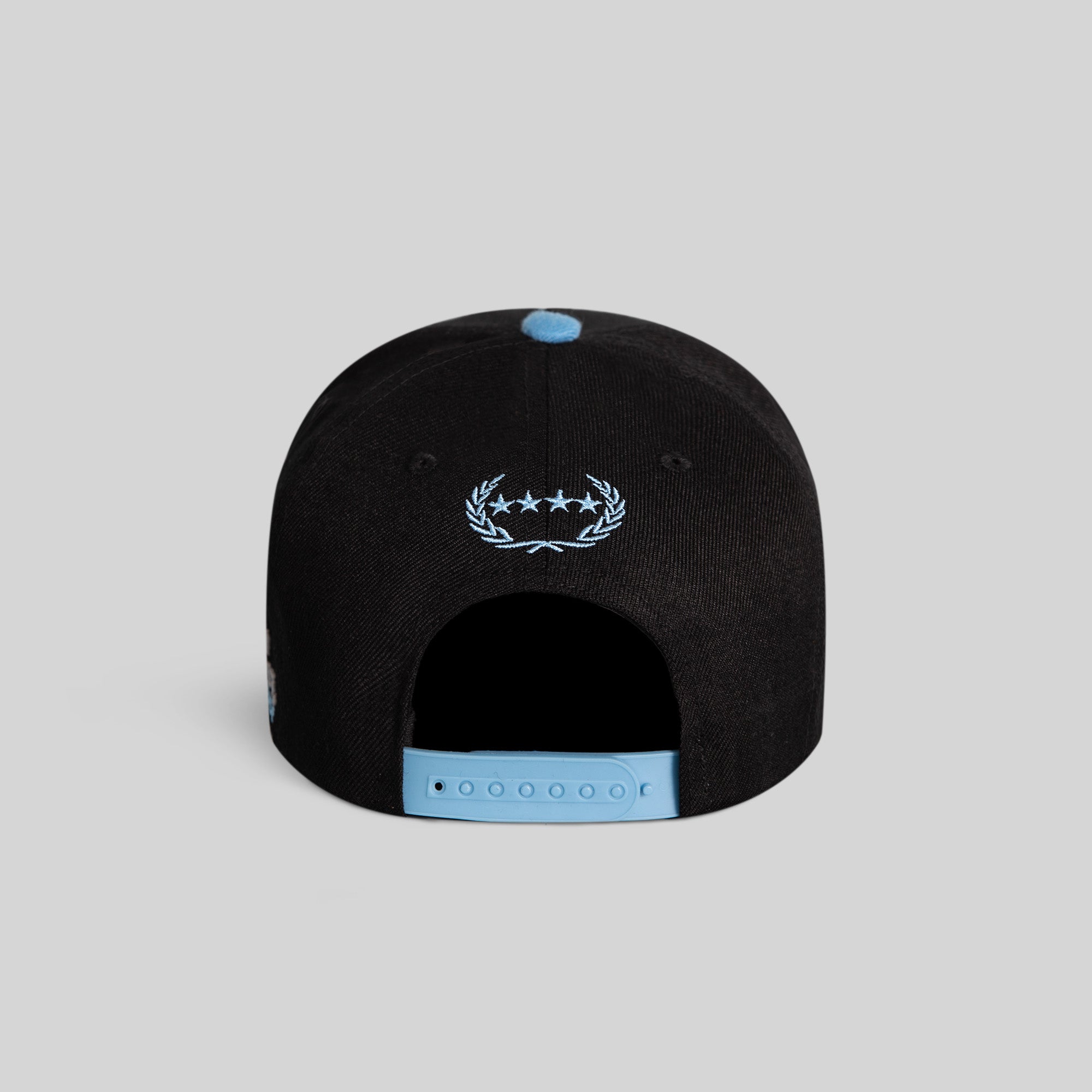 STAY CREATIVE BLACK UNI BLUE WOOL TRUCKER