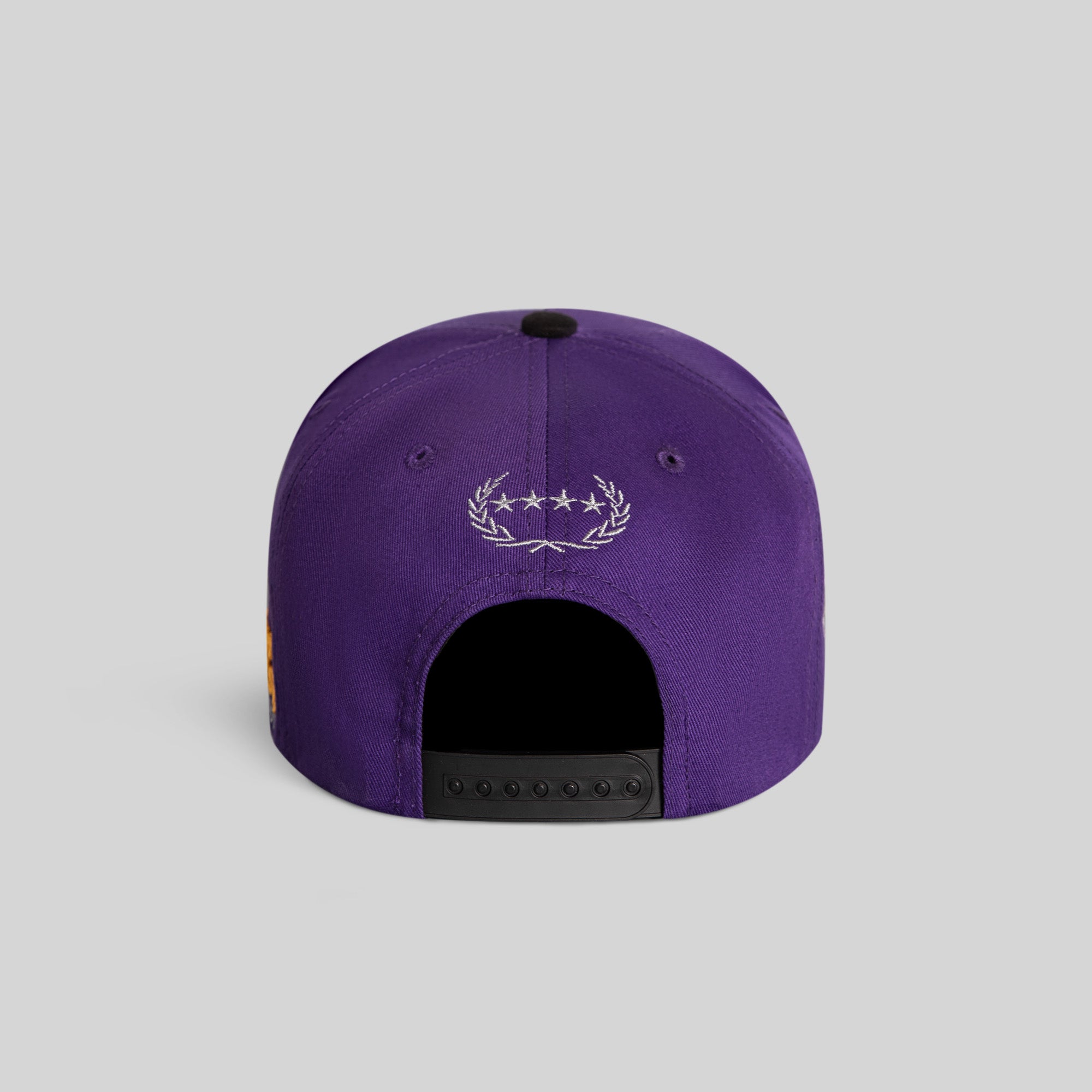 STAY CREATIVE PURPLE BLACK WOOL TRUCKER