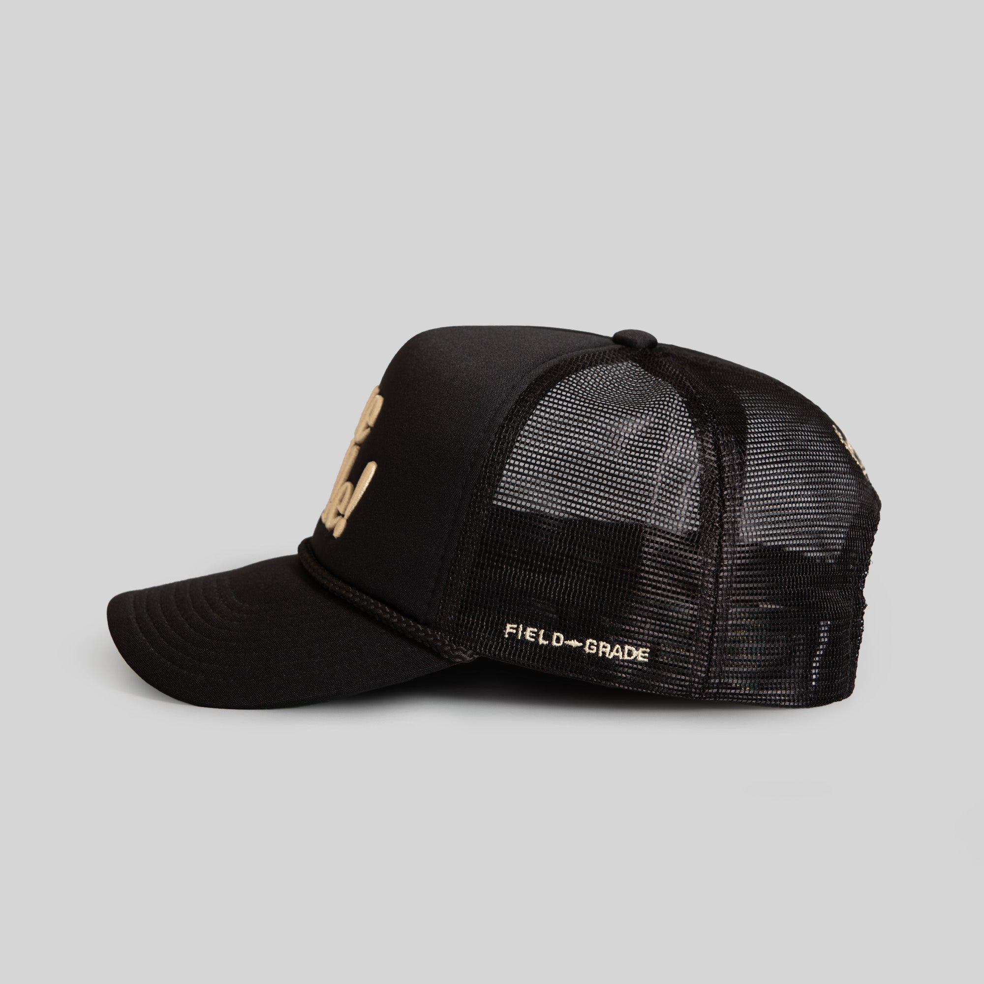 SUE ME BLACK FOAM TRUCKER