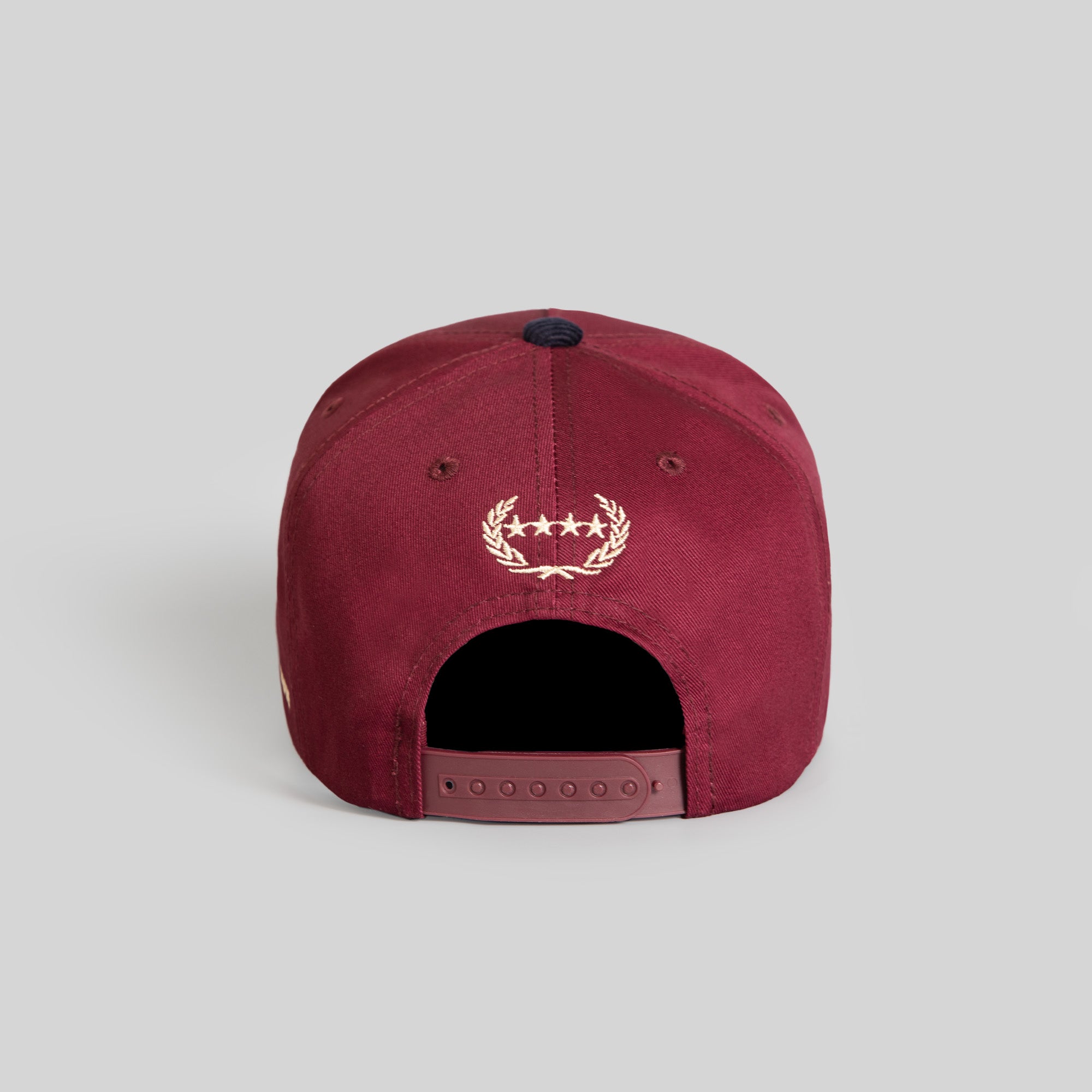 SUE ME BORDEAUX DEEP NAVY TWILL CORDUROY TRUCKER