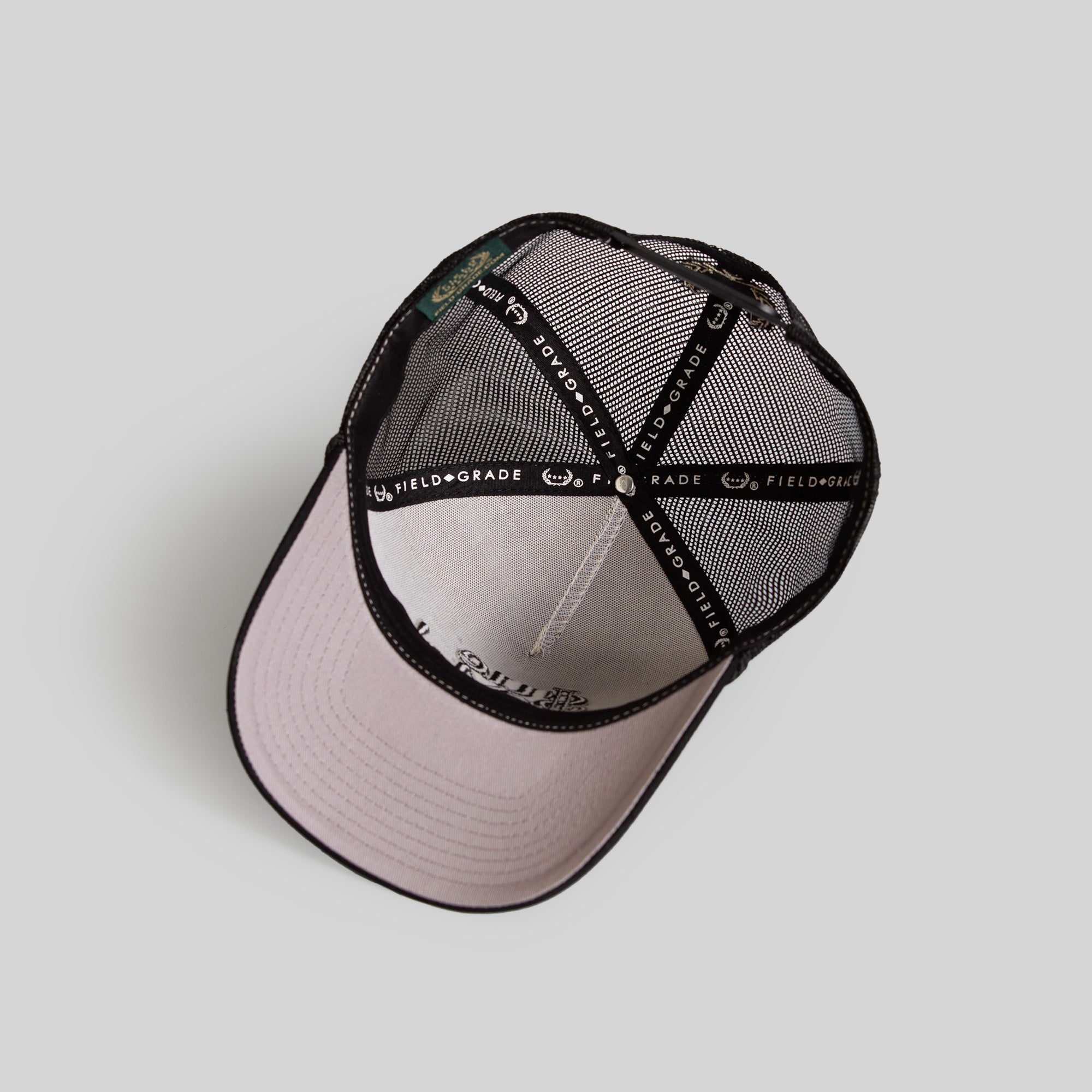 SUE ME SAND BLACK TWILL MESH TRUCKER