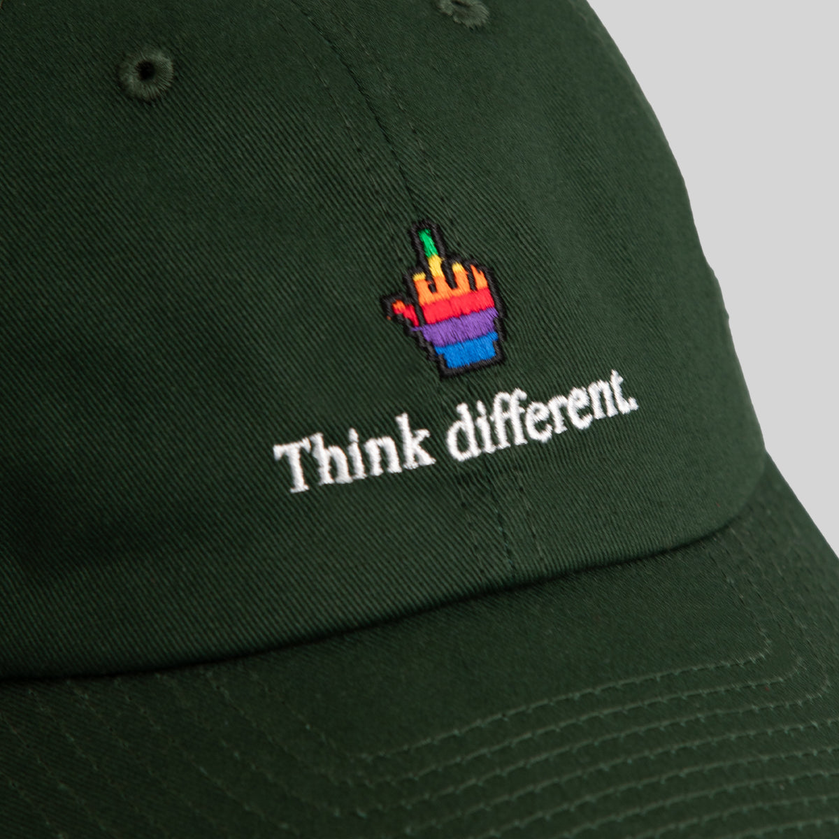 Think Spring Hat THINK DIFFERENT FG GREEN RELAXED FIT HAT