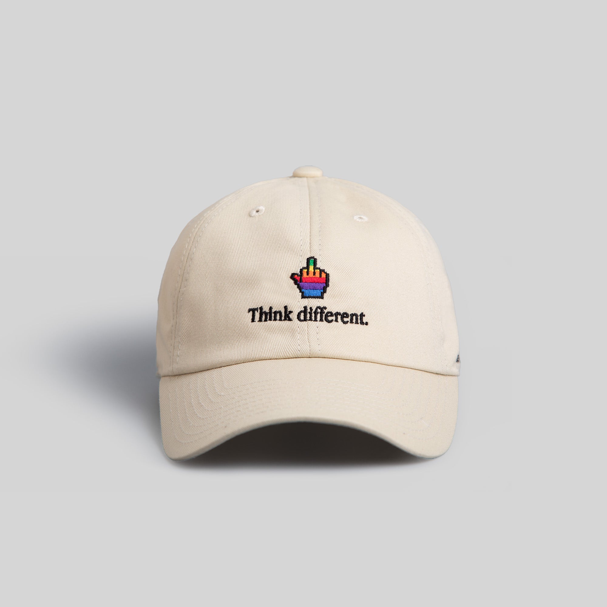 THINK DIFFERENT SAND RELAXED FIT HAT