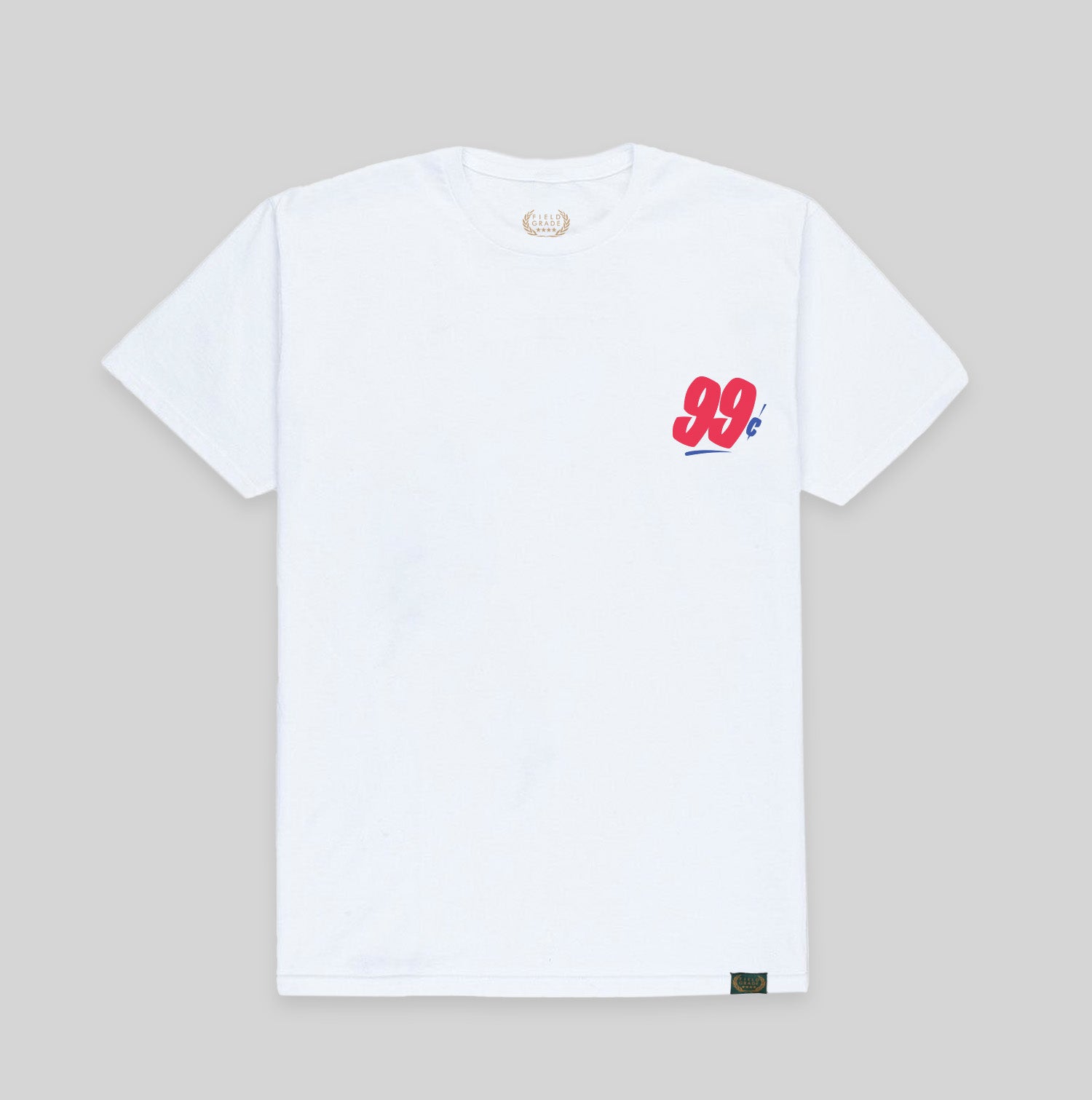 ASK ME WHITE COTTON TEE