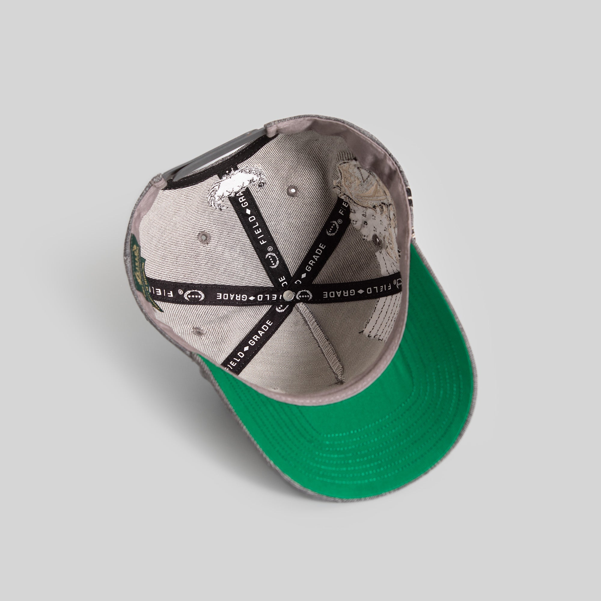 WILD RIDE SASHIKO GREY DENIM TRUCKER