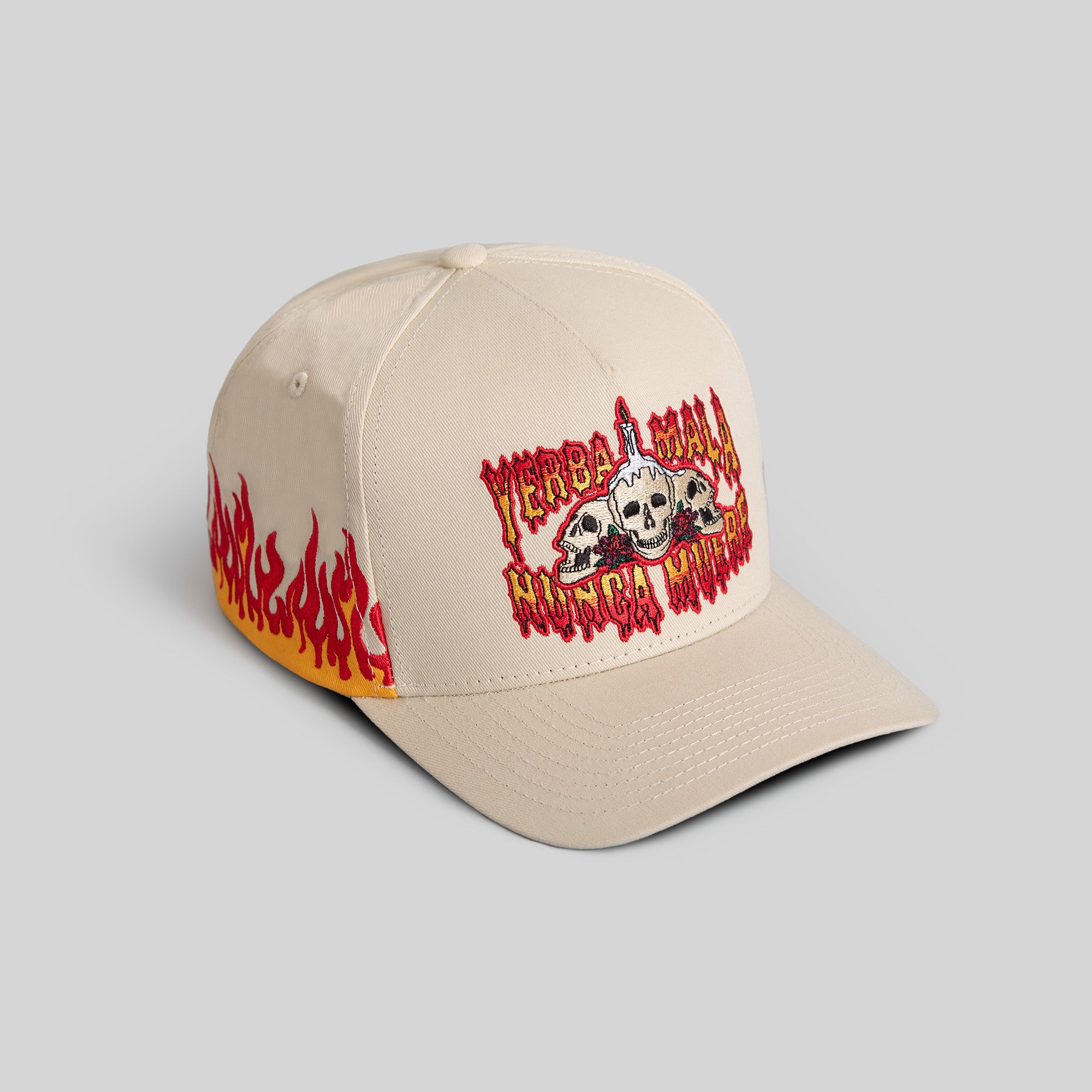 YERBA MALA FLAMES SAND TWILL TRUCKER