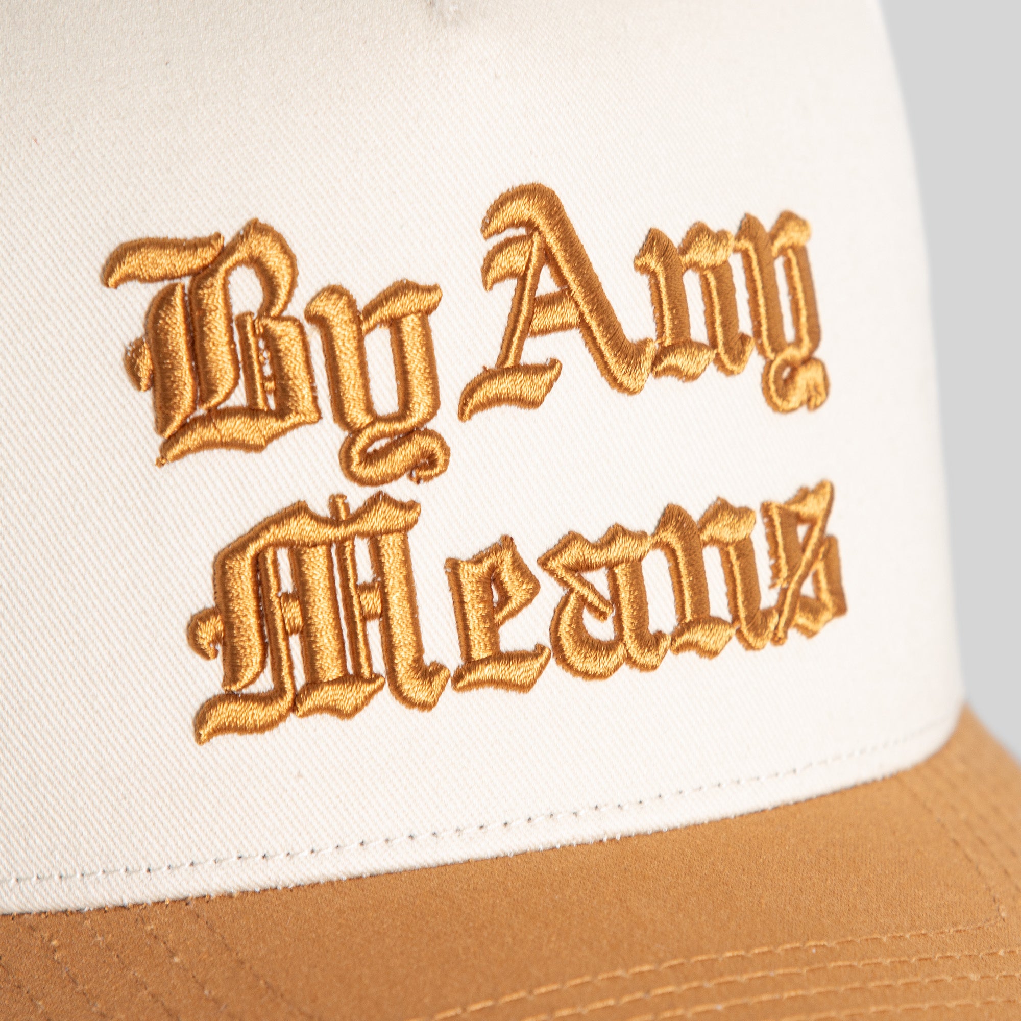 BY ANY MEANS ROSE ROYCE TWILL TRUCKER