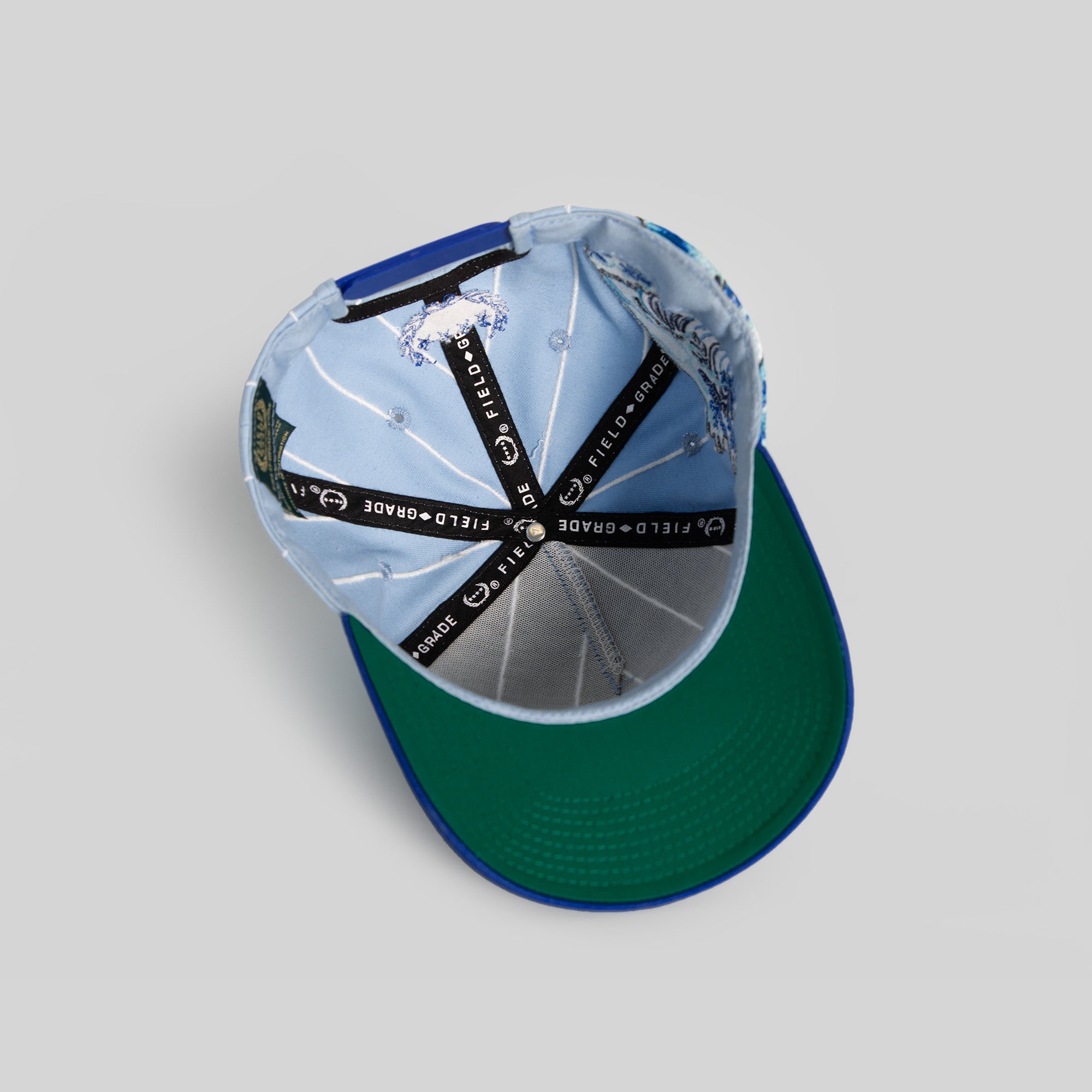 CAN'T STOP THE WAVE PINSTRIPE TWILL TRUCKER
