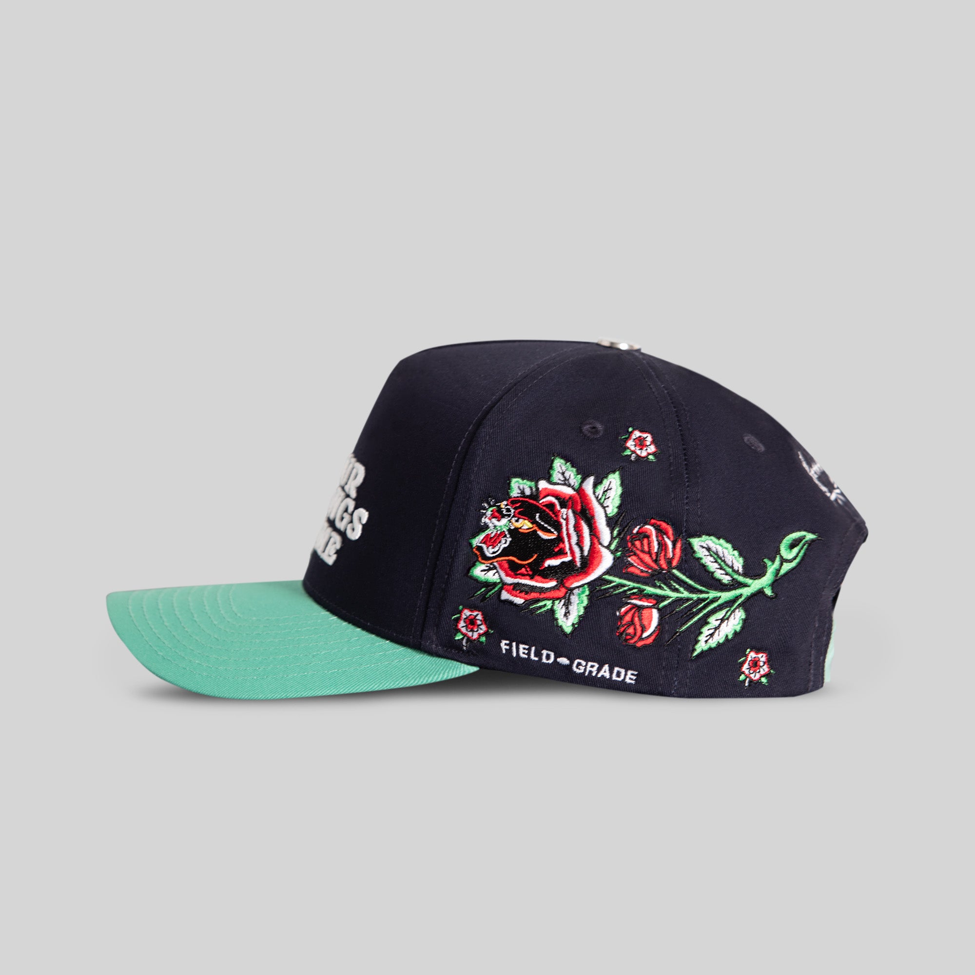 LEAVE YOUR FEELINGS ROSE ROYCE WOOL TRUCKER